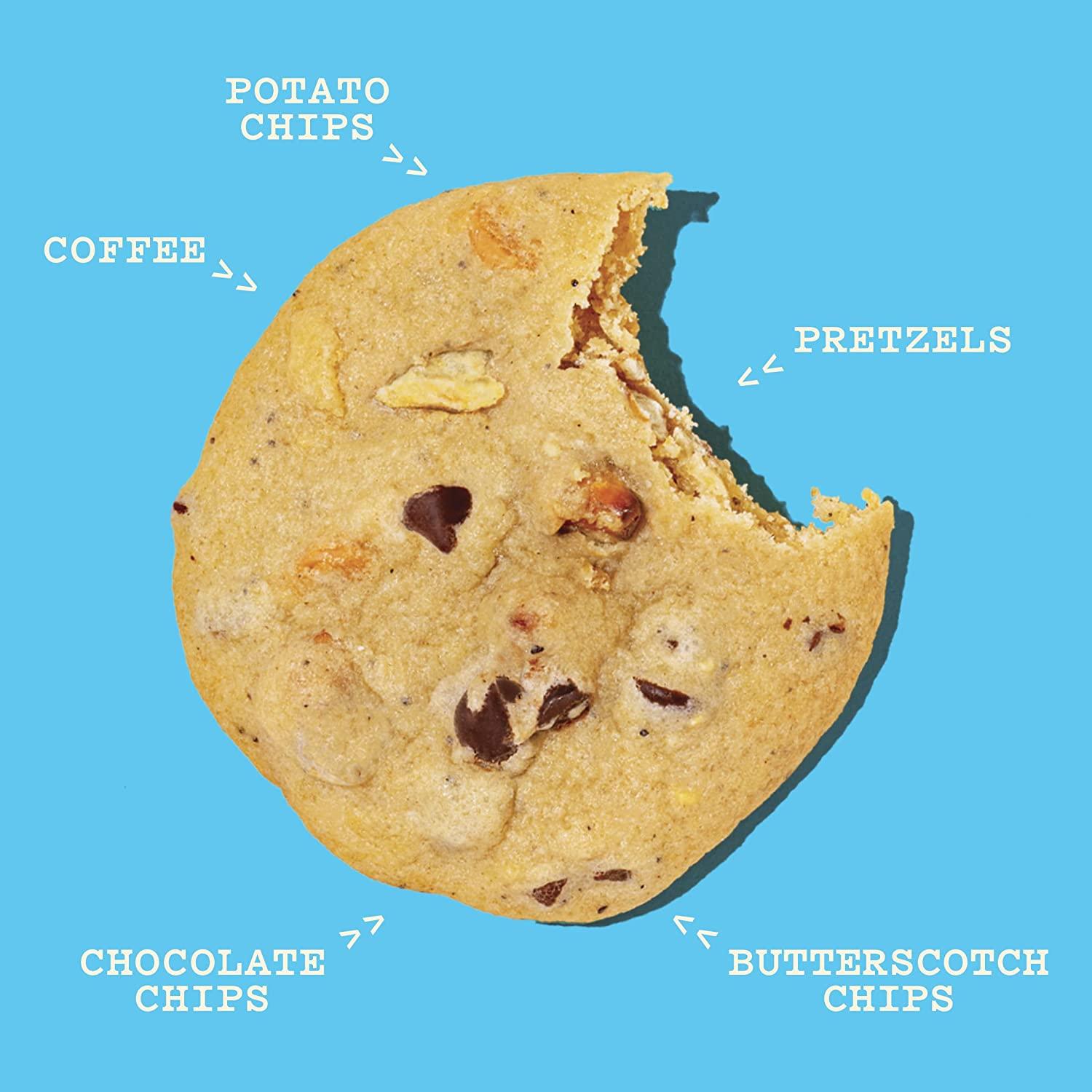 MILK BAR Chocolate Chip Cookie with Potato Chips, Pretzels, Coffee