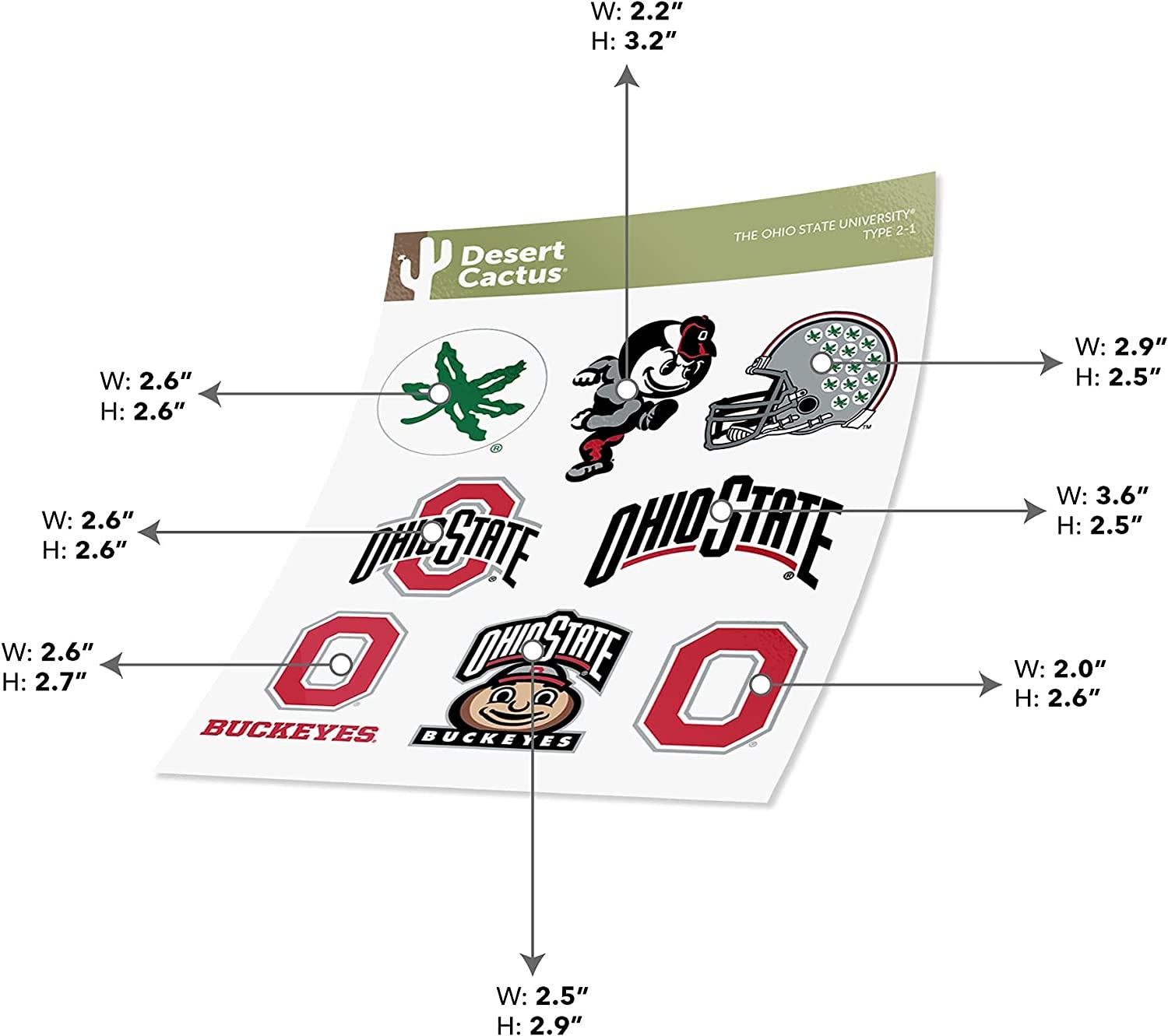 Ohio State University OSU Buckeyes Sticker Vinyl Decal for Laptop