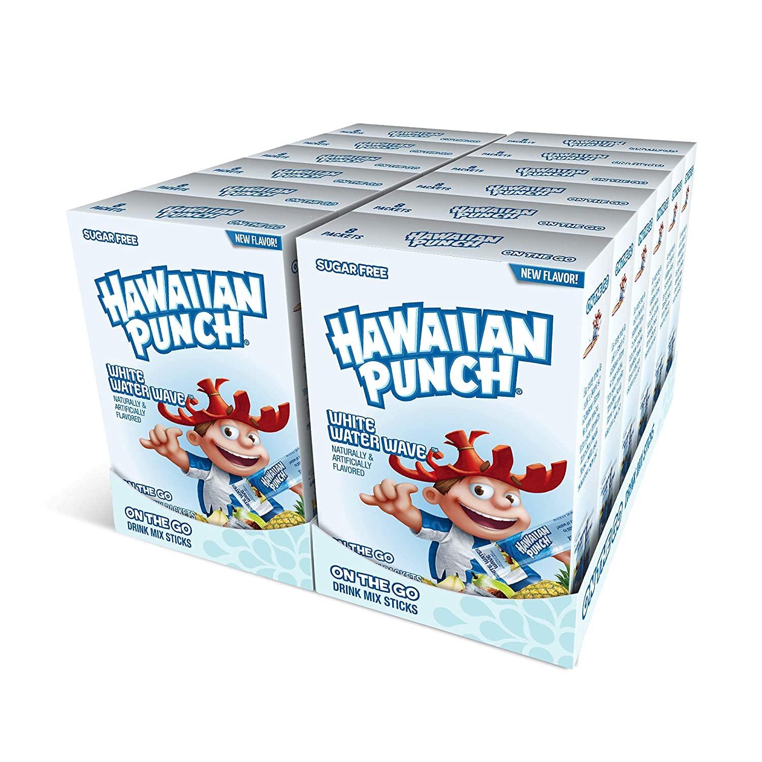 Hawaiian Punch Powder Drink Mix Sugar Free & Delicious, Excellent