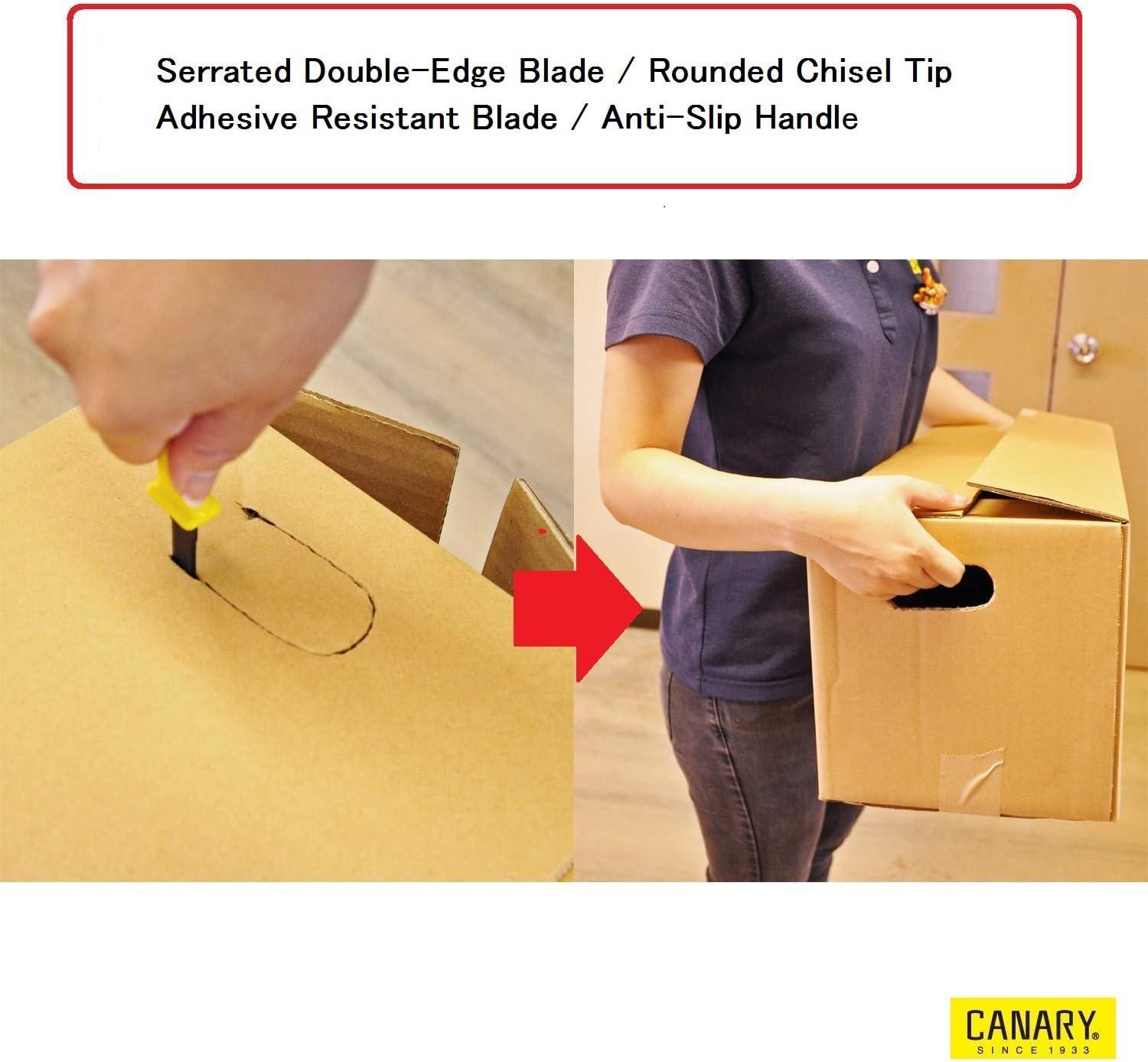 CANARYCorrugated Cardboard Scissors, Heavy Duty Craft Scissors