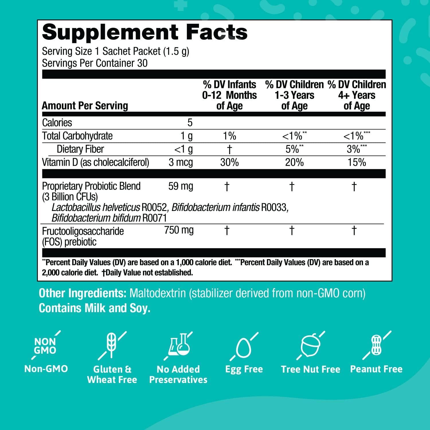 Biostime Infant Baby Probiotic Prebiotic with Vitamin D 30