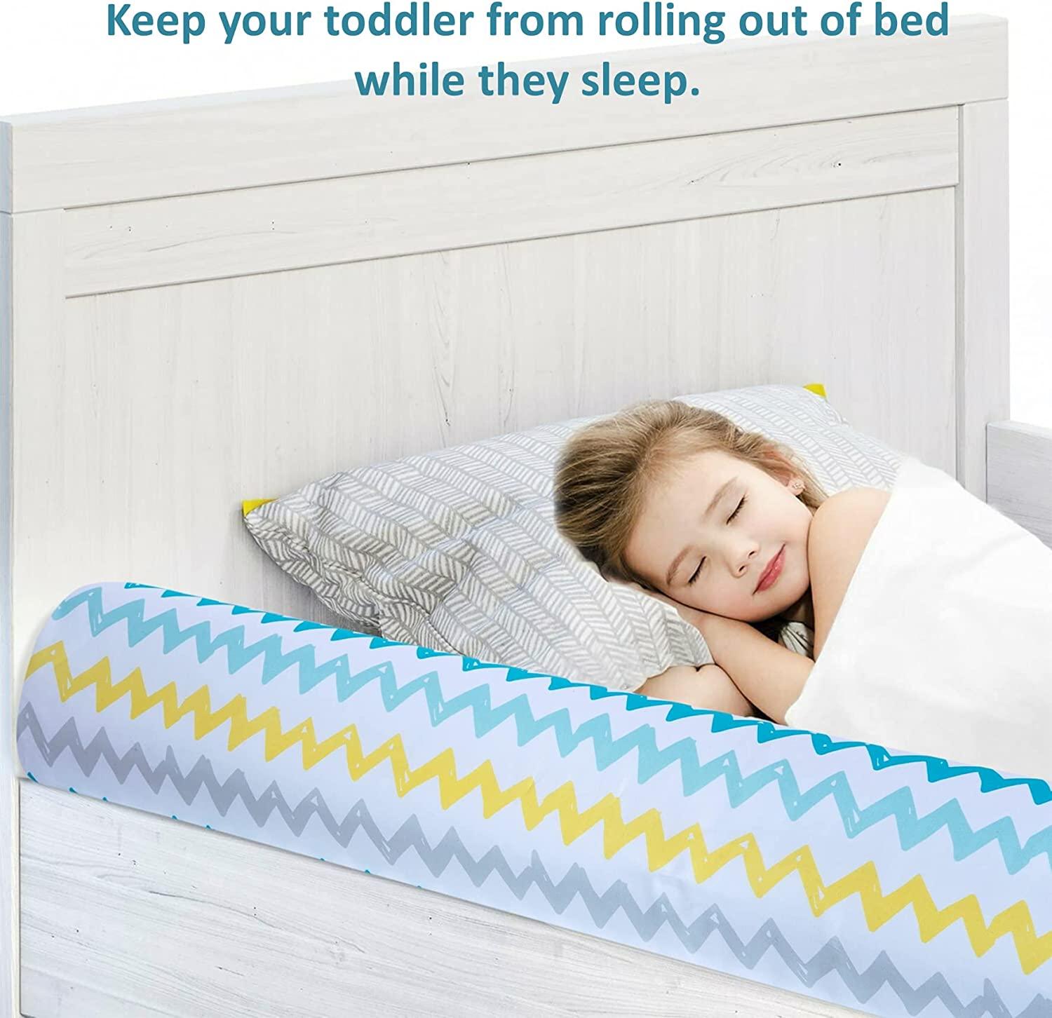 2Pack Bed Rails for Toddlers, Inflatable Toddler Bed Rails, Baby Bed