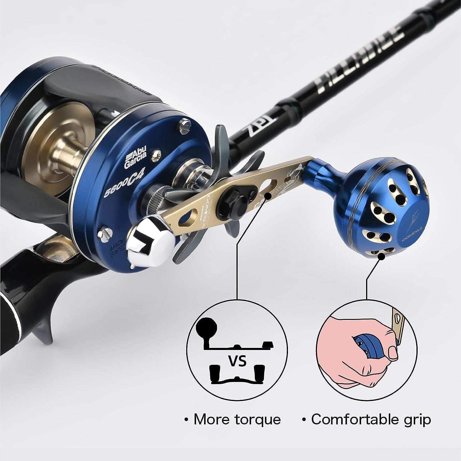 GOMEXUS Power Handle for Abu Garcia Ambassadeur C3/C4/S/SX