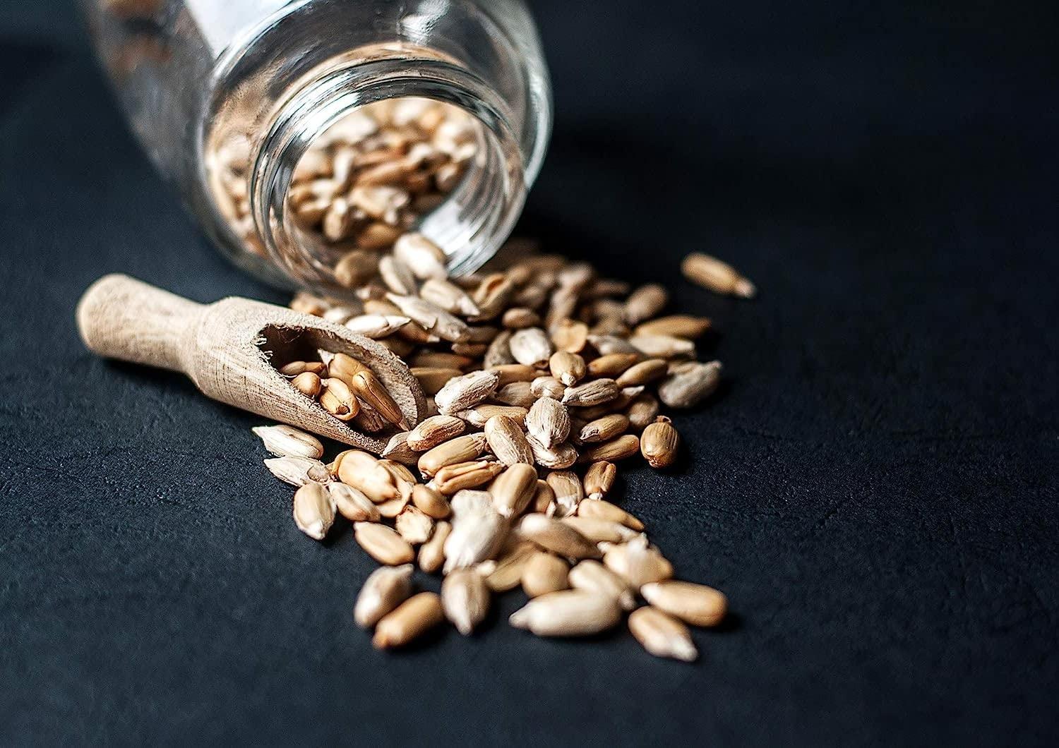 Organic Sunflower Seeds, 2 Pounds Hulled, Raw, NonGMO, Dried Kernels