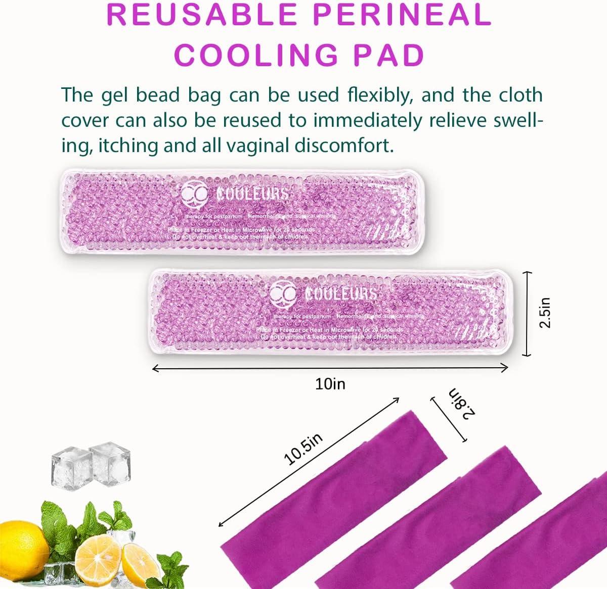 Perineal Cold Pack Cooling Pad Absorbent Vaginal Discomfort 2 In 1 Gel