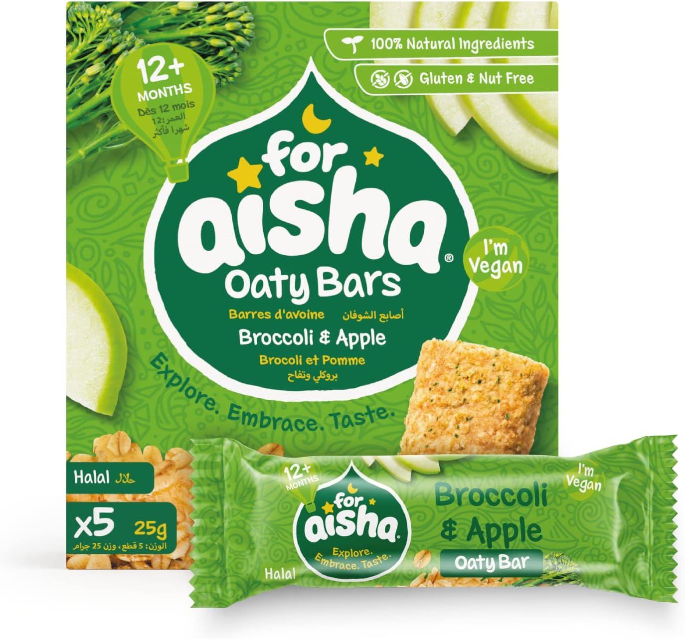 For Aisha Halal Oaty Bars Mixed Case 30 Bars Halal Vegan Nut Free