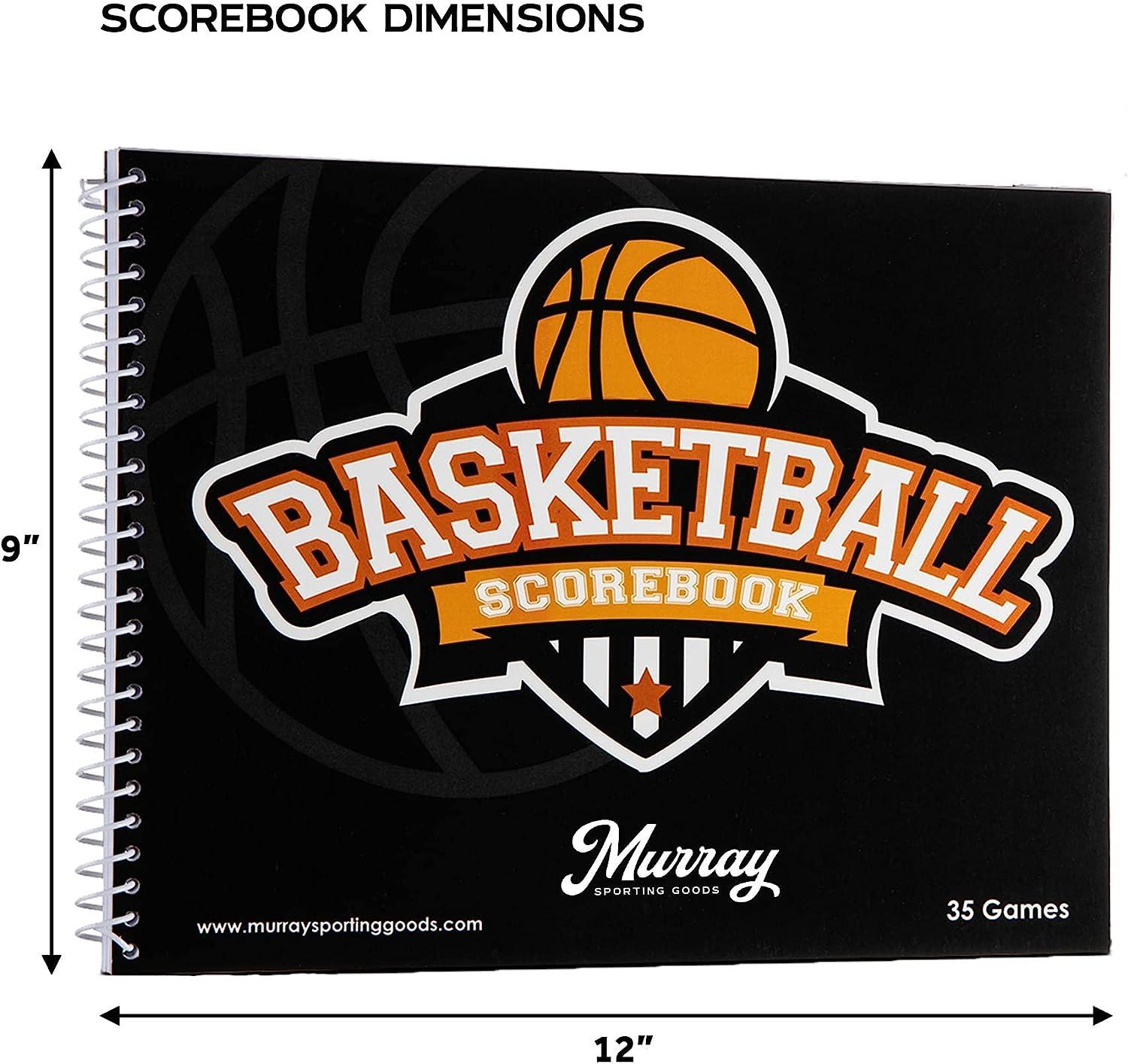 Murray Sporting Goods Basketball Scorebook - 35 Games Side