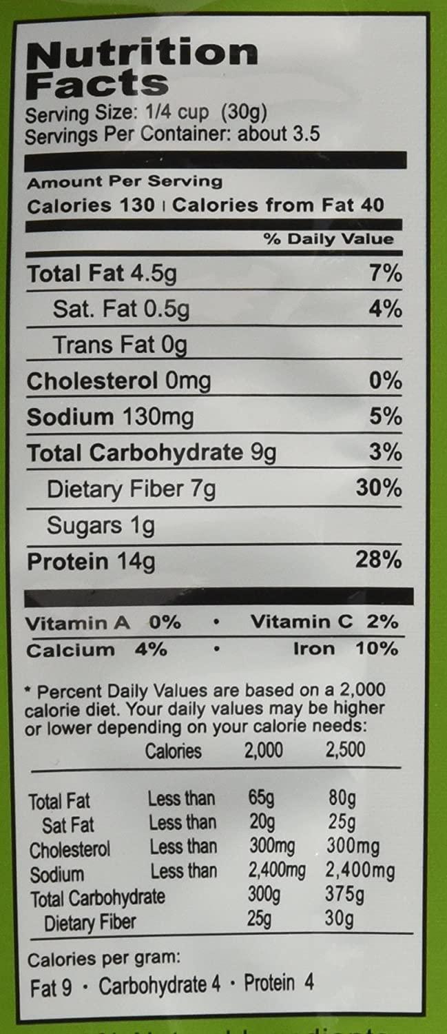 Seapoint Farms Dry Roasted Edamame - Wasabi Flavor 3.5oz Pouches (Pack Of 3)