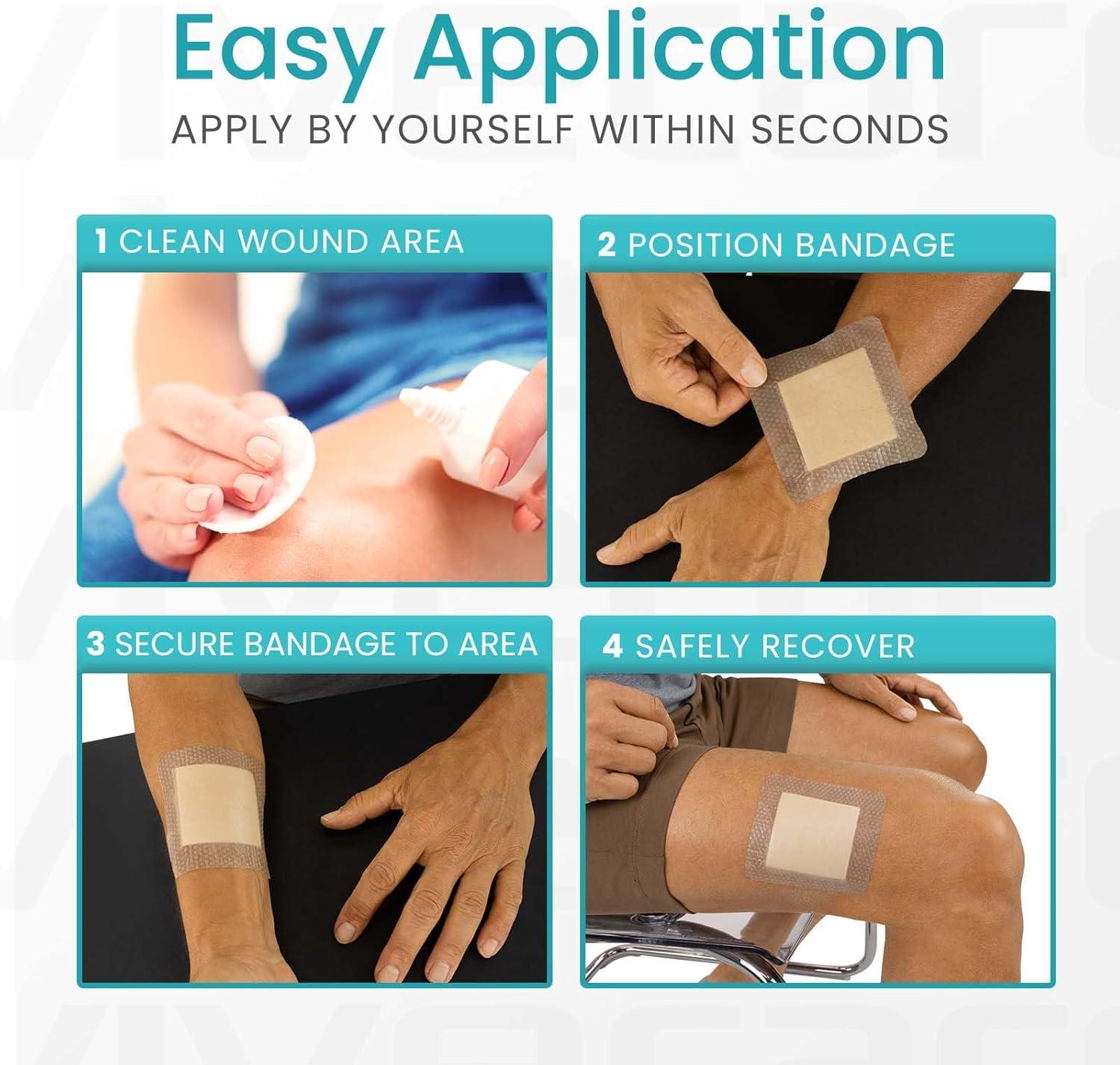 white christmas dresses VED Dermapore Adhesive Wound Dressing- Suitable for cuts and grazes, D