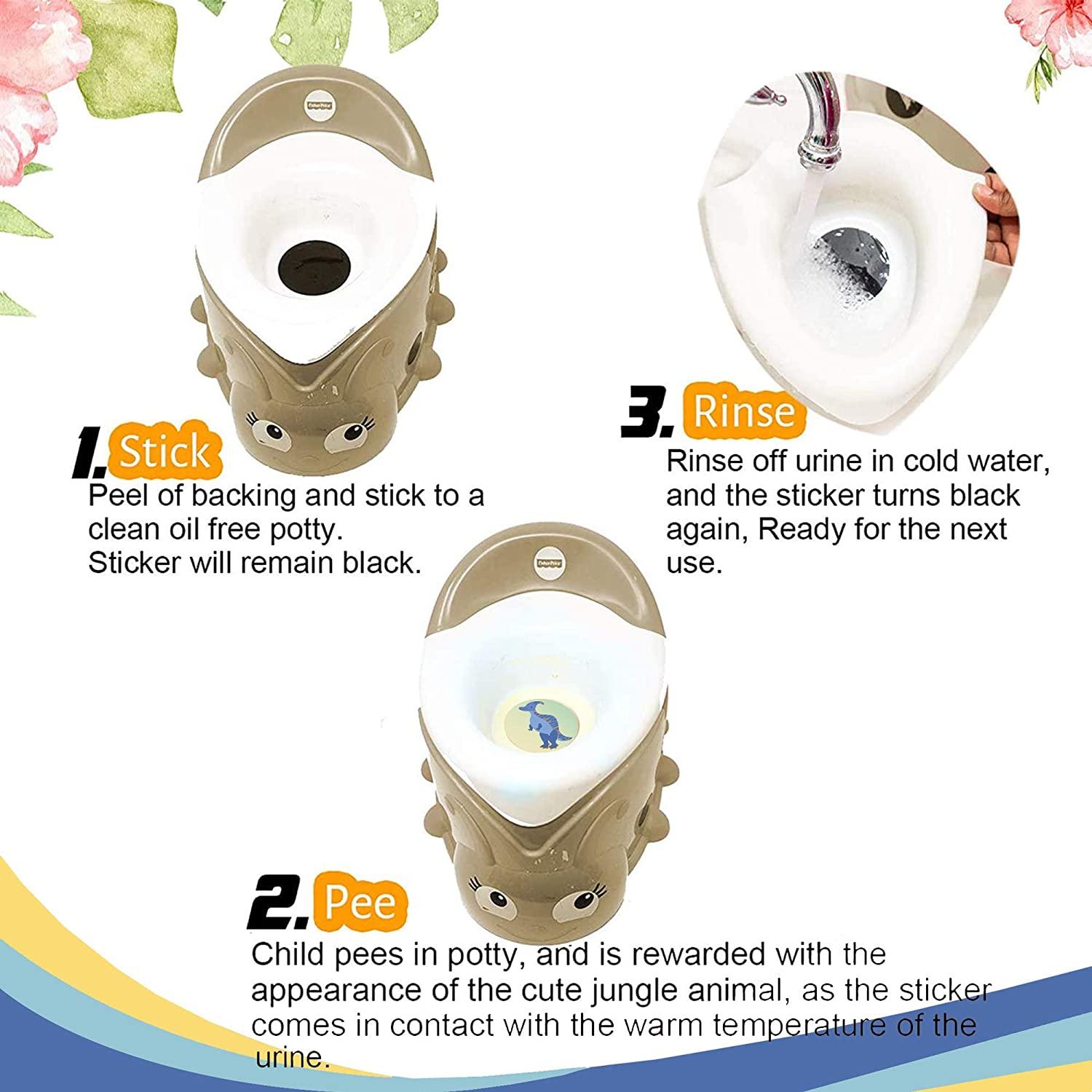 Potty Training Seat Magic Sticker Dinosaur Toddler Potty Training