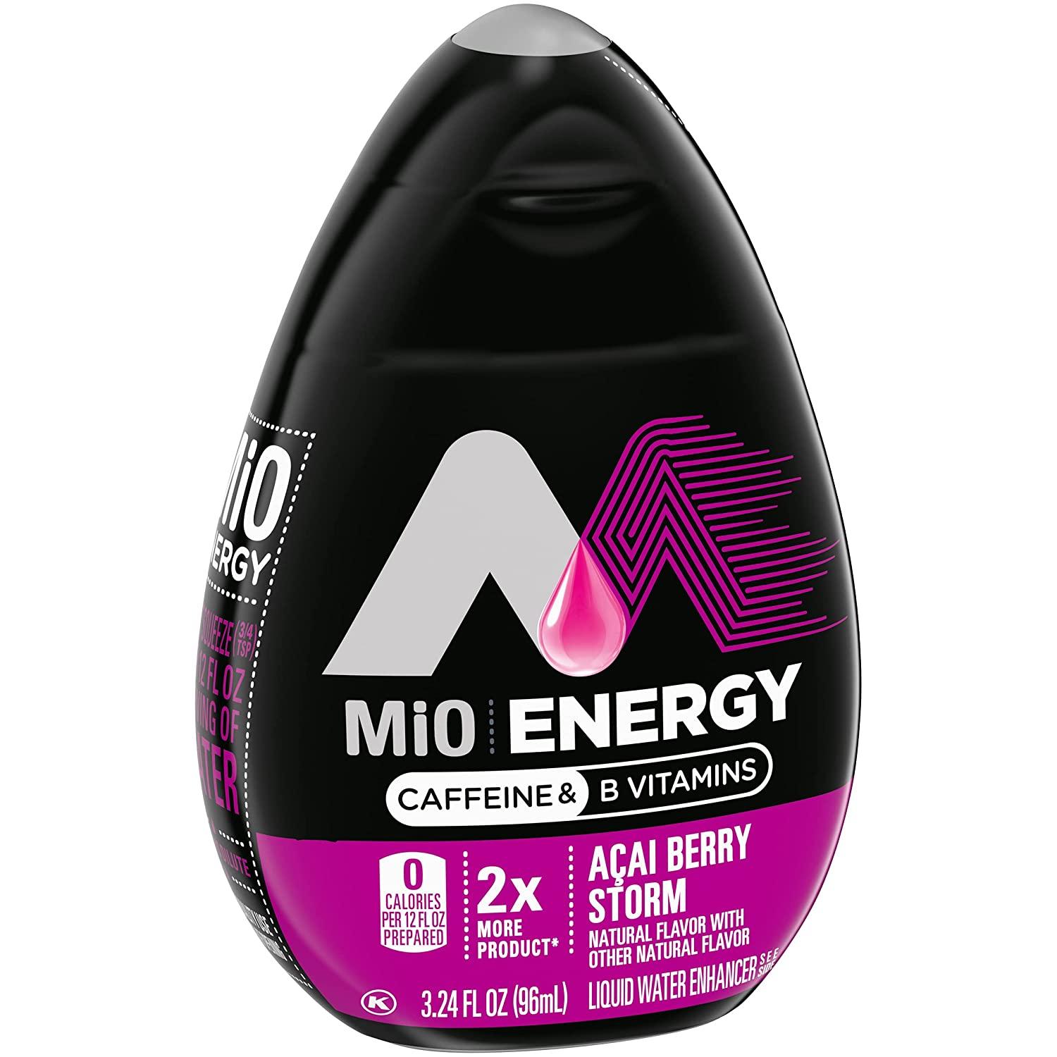 MiO Energy Acai Berry Storm Naturally Flavored Liquid Water Enhancer, 3