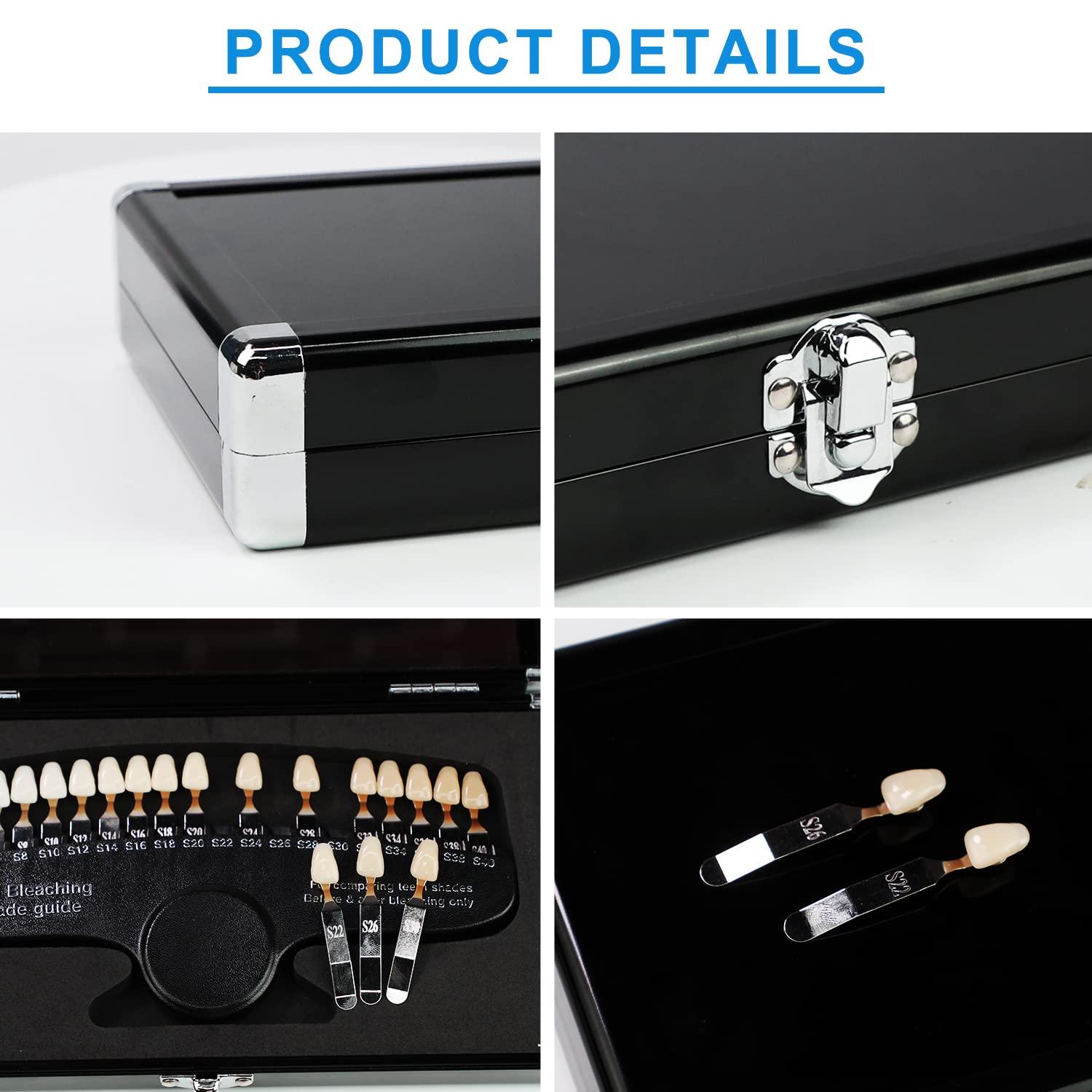 EZGO Professional 3D R20 Dental Teeth Whitening Shade Guide for