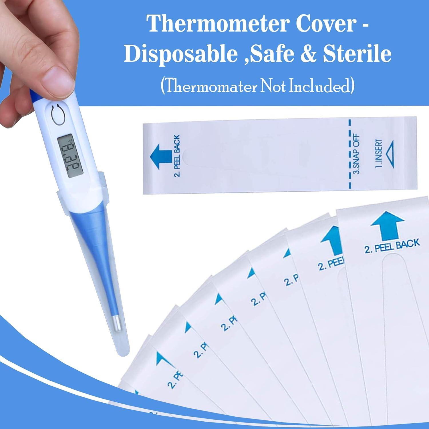 200 Pack Probe Covers for Oral Thermometer Digital Thermometer Probe