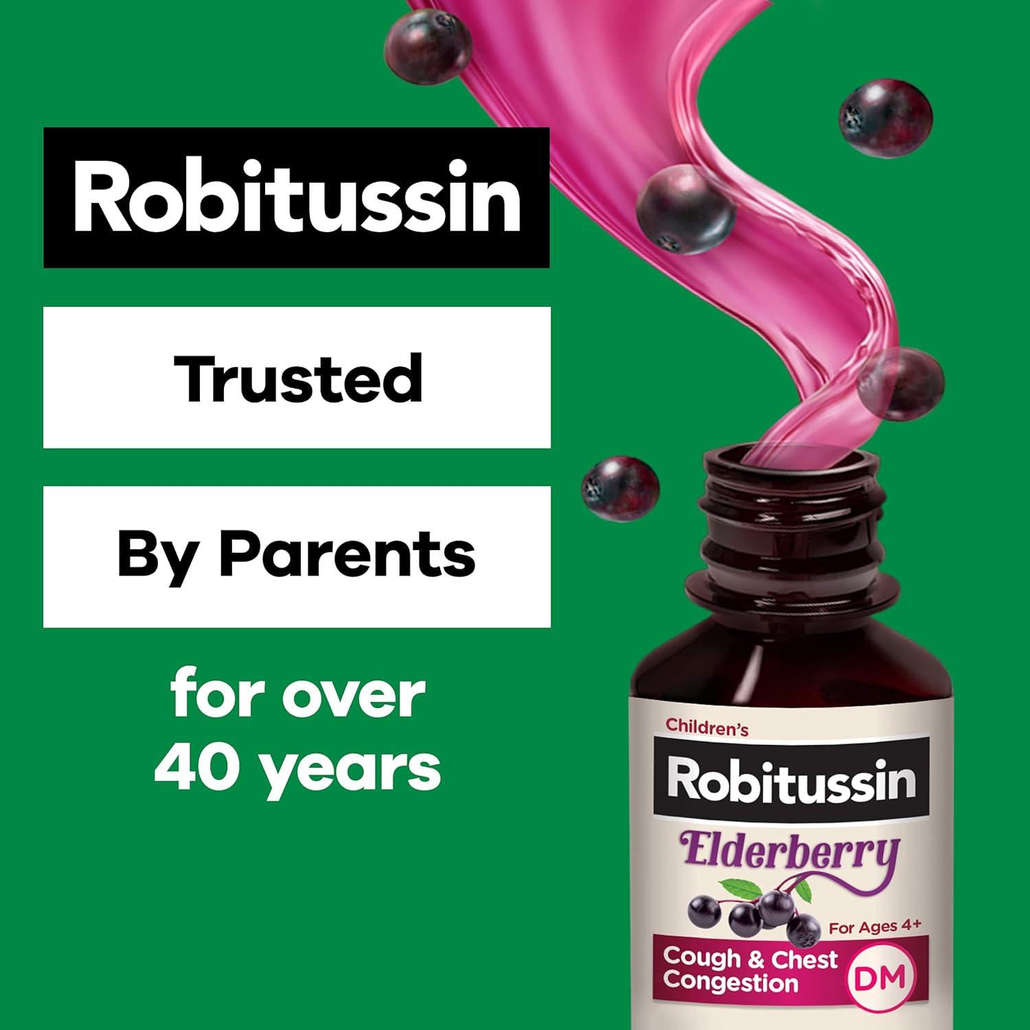 Robitussin Elderberry Cough + Chest Congestion DM Children's Cough