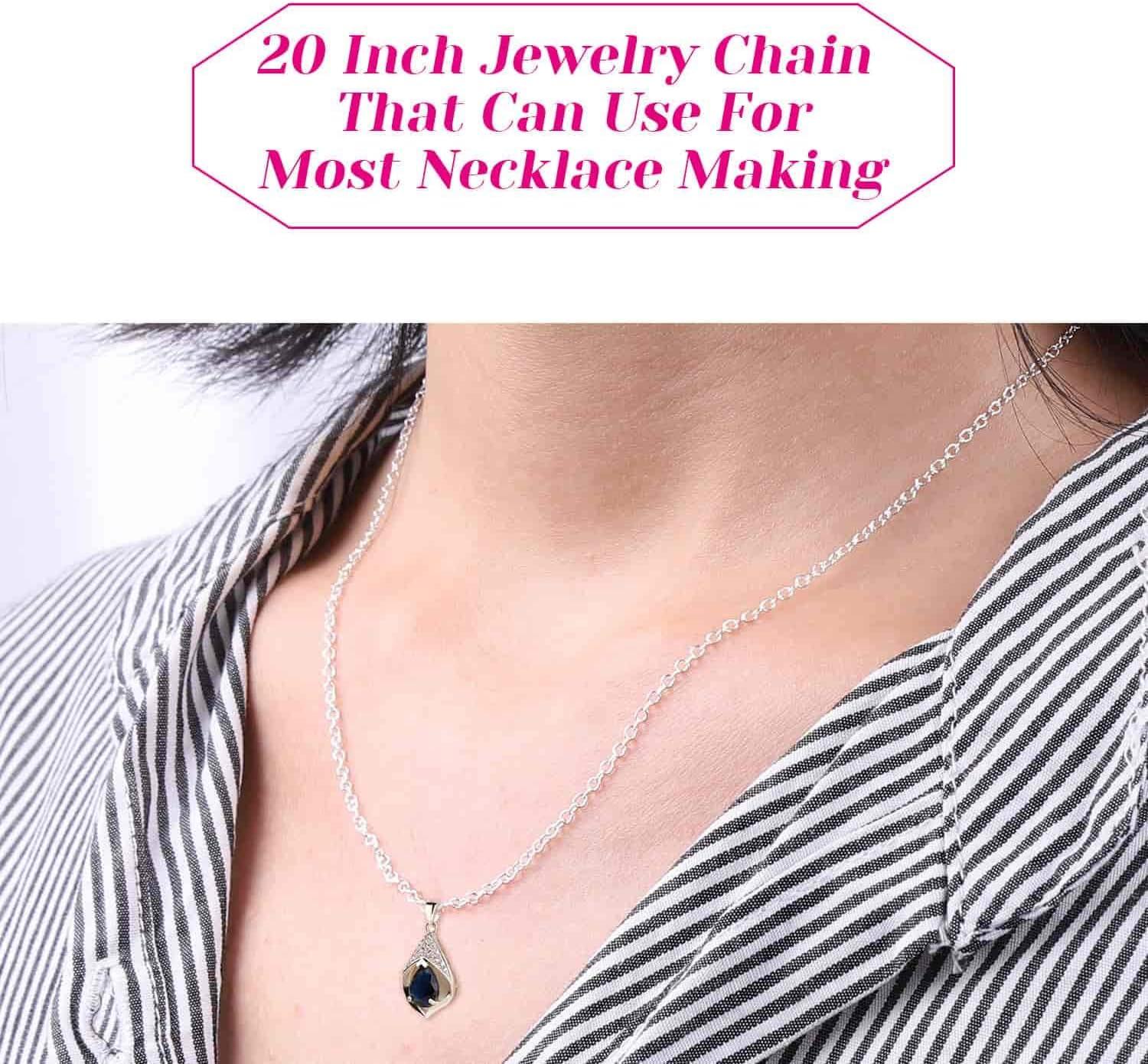 36 Pack Necklace Chain Bulk for Jewelry Making Cridoz Necklace