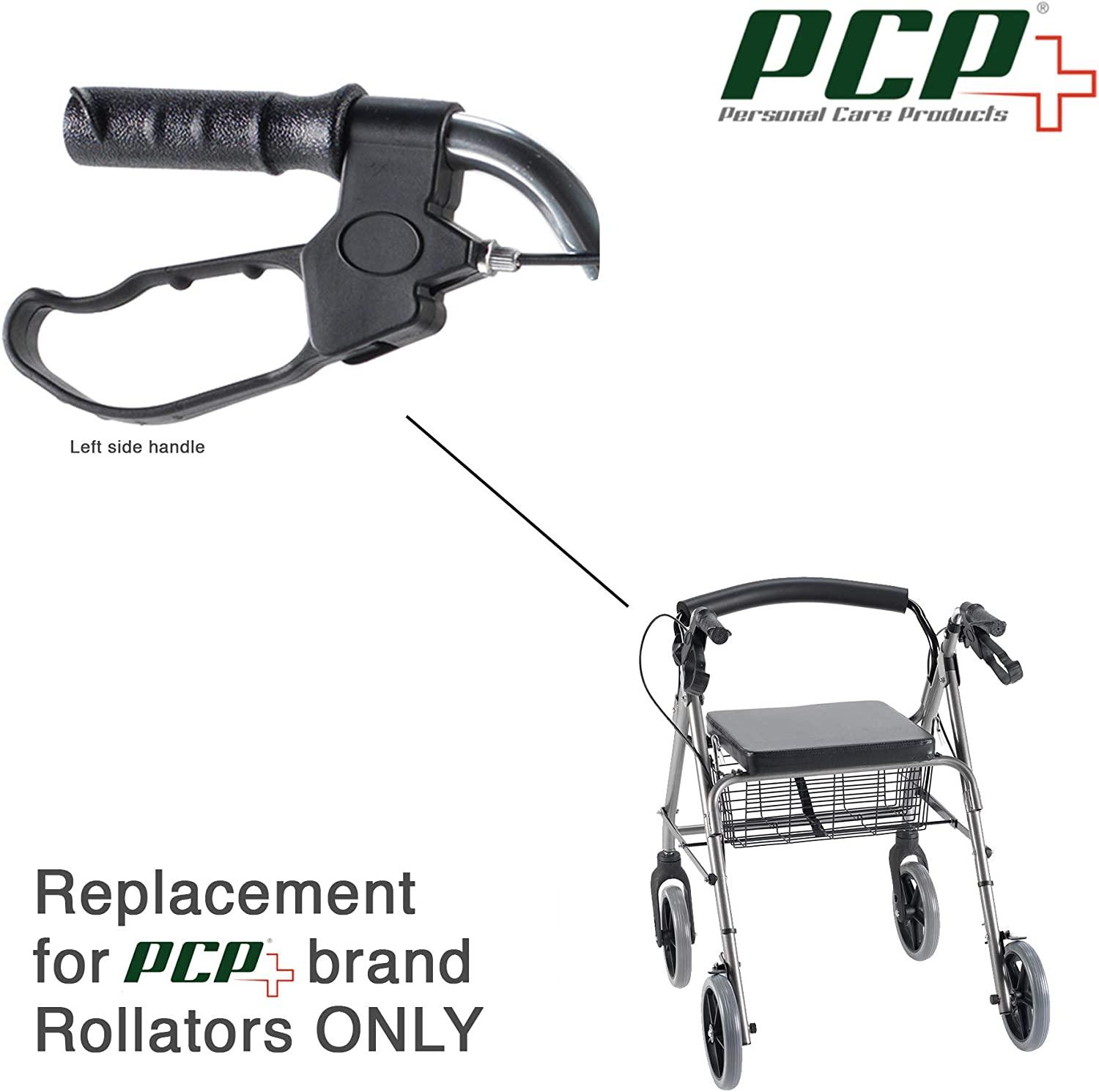 PCP Model 5313 Rollator Left Hand Brake & Cable Replacement Part