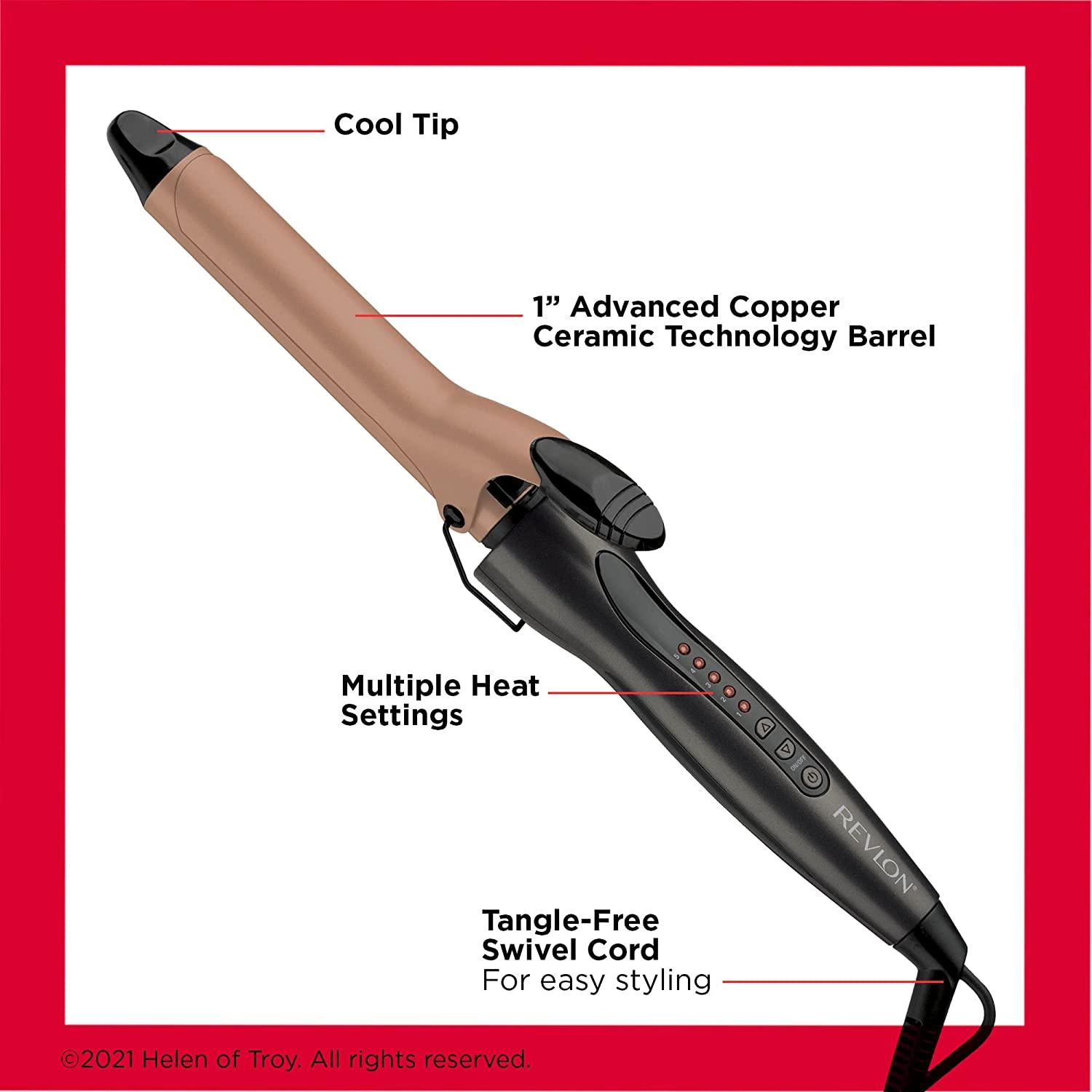 Revlon Salon Advanced Copper Ceramic 1 Inch Curling Iron 1 Inch BARREL revlon-salon-advanced-copper-ceramic-1-inch-curling-iron-1-inch-barrel