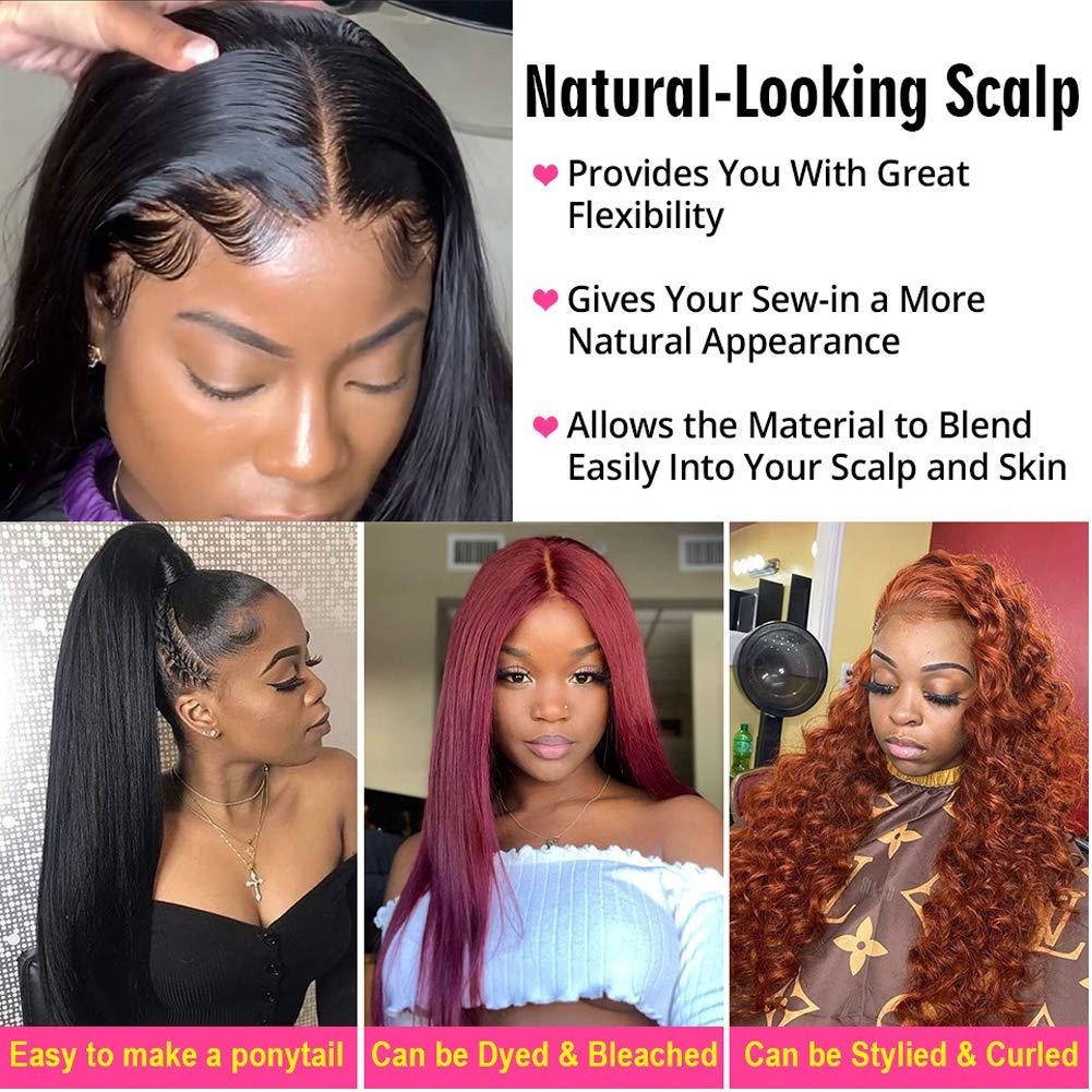Transparent Lace Wigs: A Budget-Friendly Option for Natural Hairlines 12 KALASHOW 28 Inch HD Transparent Lace Front Wig Human Hair 13x4 - Brazilian  Virgin Hair, Pre Plucked with Baby Hair, Natural Hairline - 180% Density  Straight Glueless Wig for Black Women |