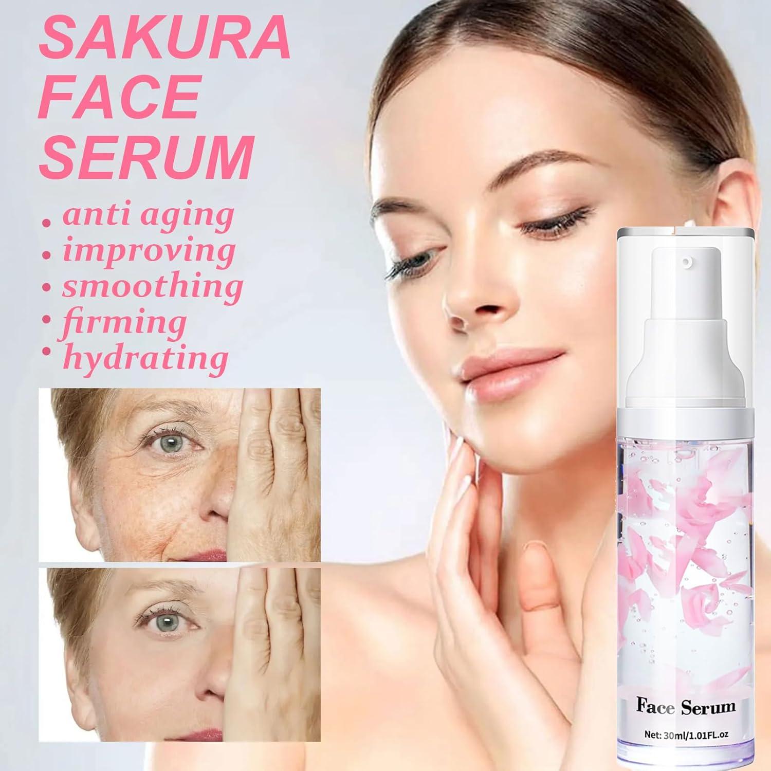 Sakura Face Serum for Women - Cherry Blossoms Face Essence