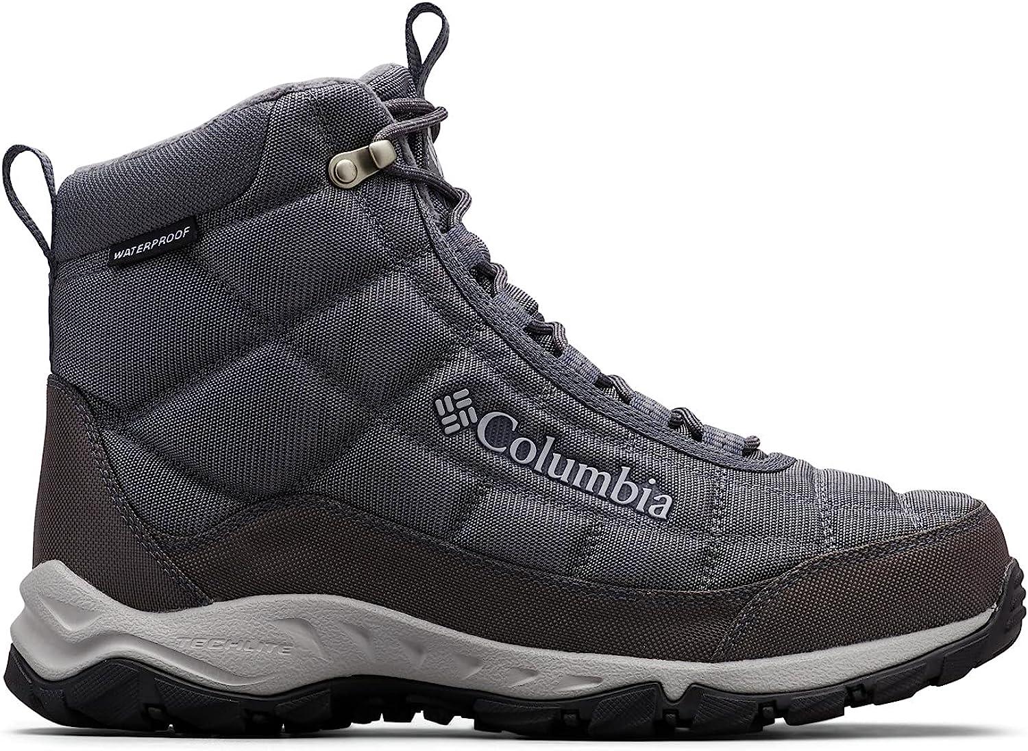 Columbia Men's Firecamp Boot Hiking Shoe 10.5 Titanium Grey Steel/Graphite