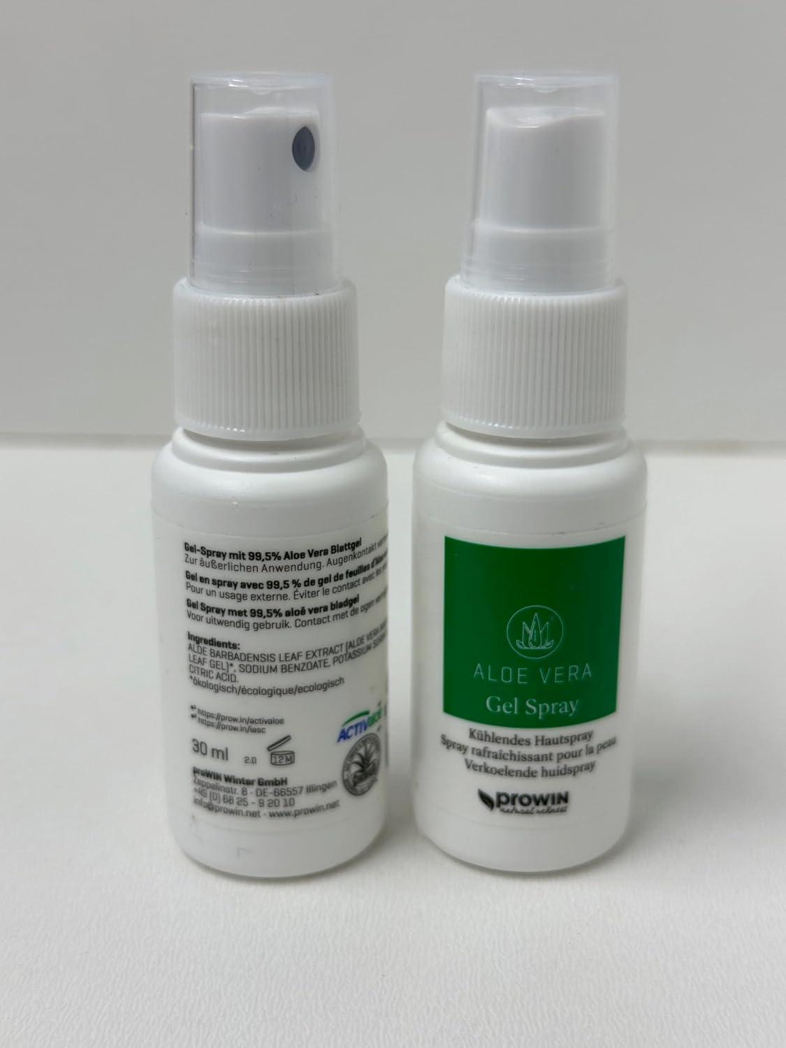 Buy ProWin ALOE VERA Gel Spray - 30ml Double Pack (2x30ml) for Soothing  Skin Relief - International Shipping Available