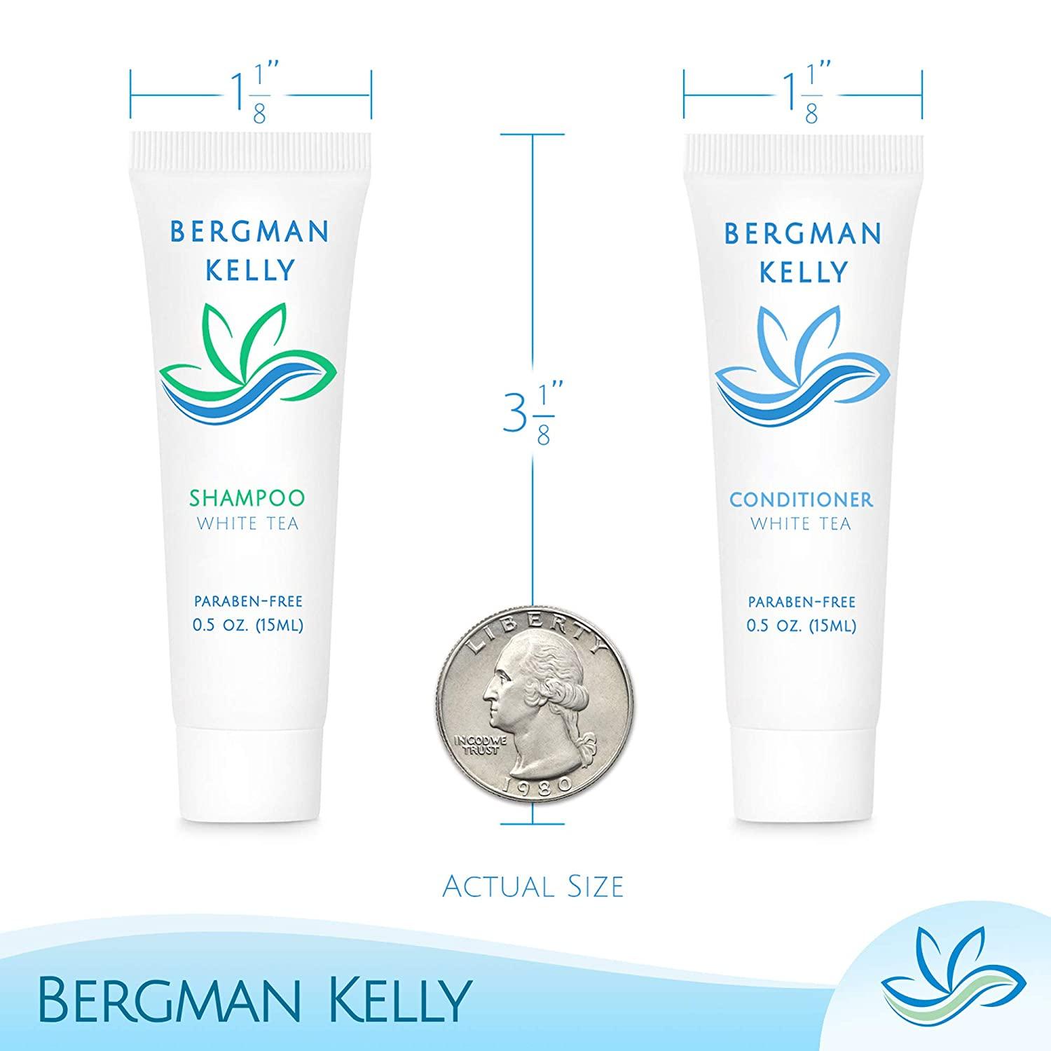BERGMAN KELLY Round Hotel Soap Bars Shampoo & Conditioner 3Piece Set