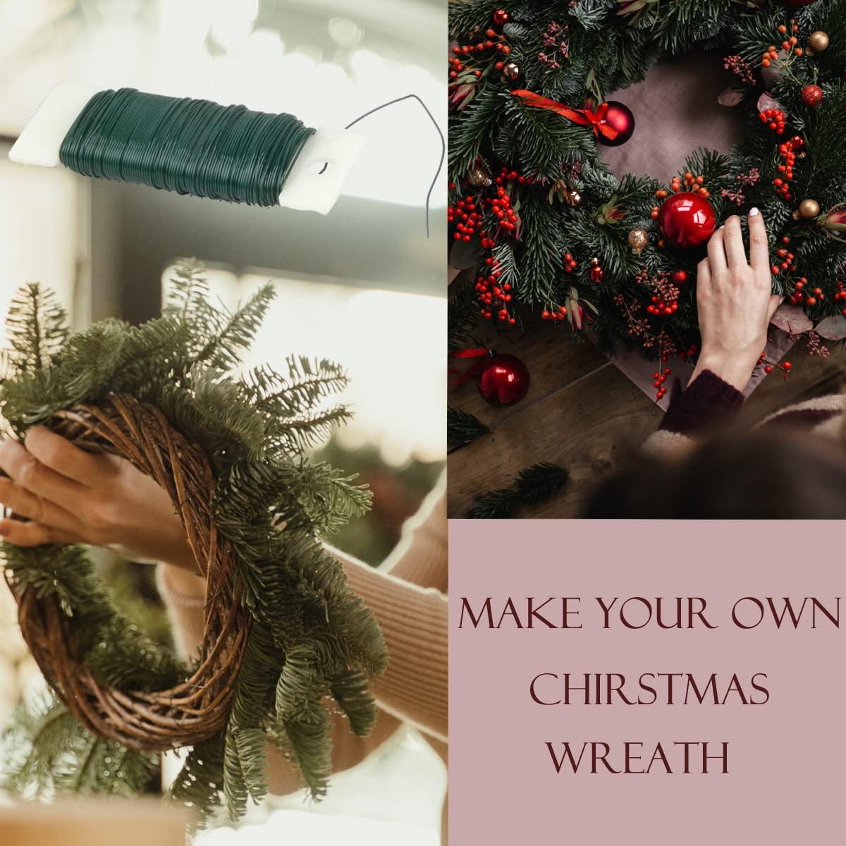 JFFX Floral Wire 38 Yards Paddle Wire 22 Gauge Florist Wire Flexible