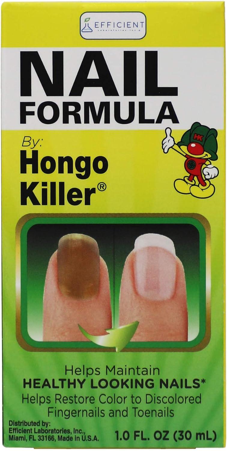 Hongo Killer Antifungal Nail Formula for Healthier Nails 1.00 Fl Oz Formula