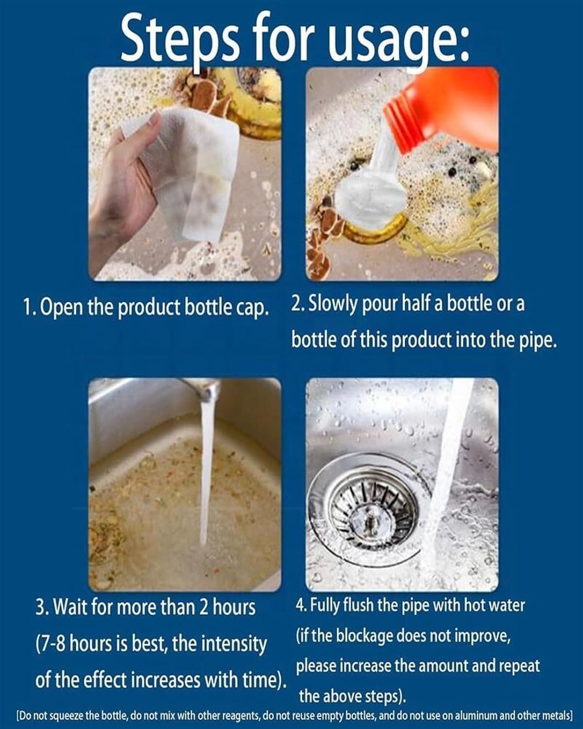 Kitchen Unblocker, 2024 New Pipeline Dredging Agent, Kitchen Sink - View #2