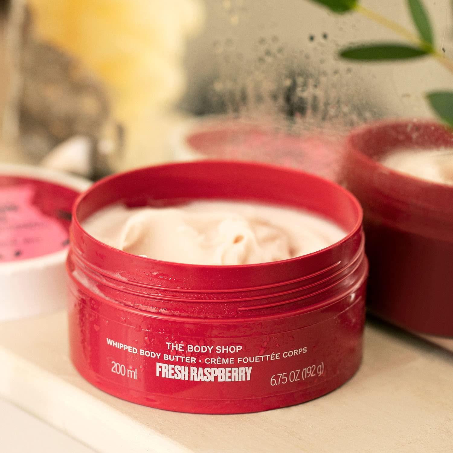 The Body Shop Fresh Raspberry Whipped Body Butter Nourishing & Moisturizing Lightweight