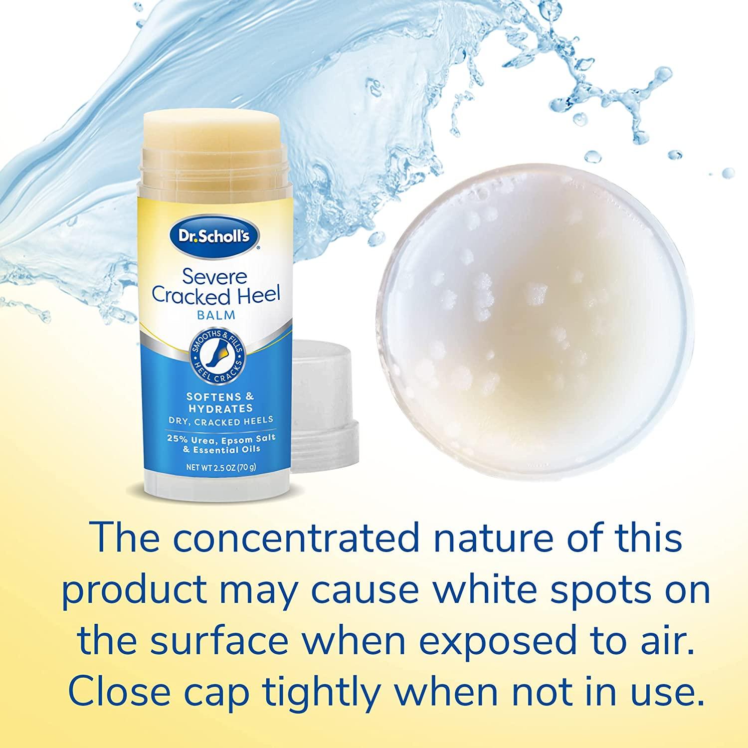 Dr. Scholl's Cracked Heel Repair Balm 2.5oz, with 25 Urea for Dry