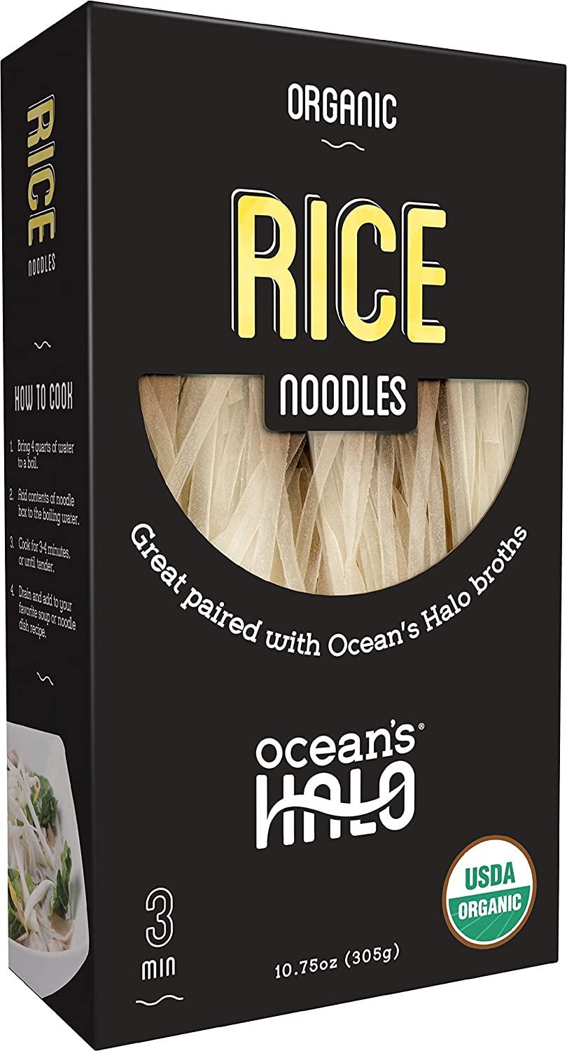 Ocean's Halo Organic and Glutenfree Ingredients Rice Noodles 6.3 oz, 3