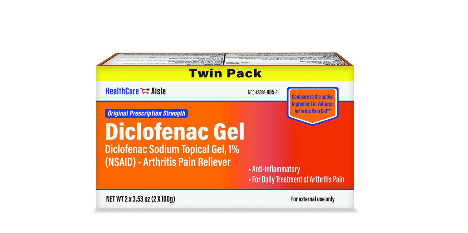 HealthCareAisle Diclofenac Gel Twin Pack Diclofenac Sodium Topical Gel