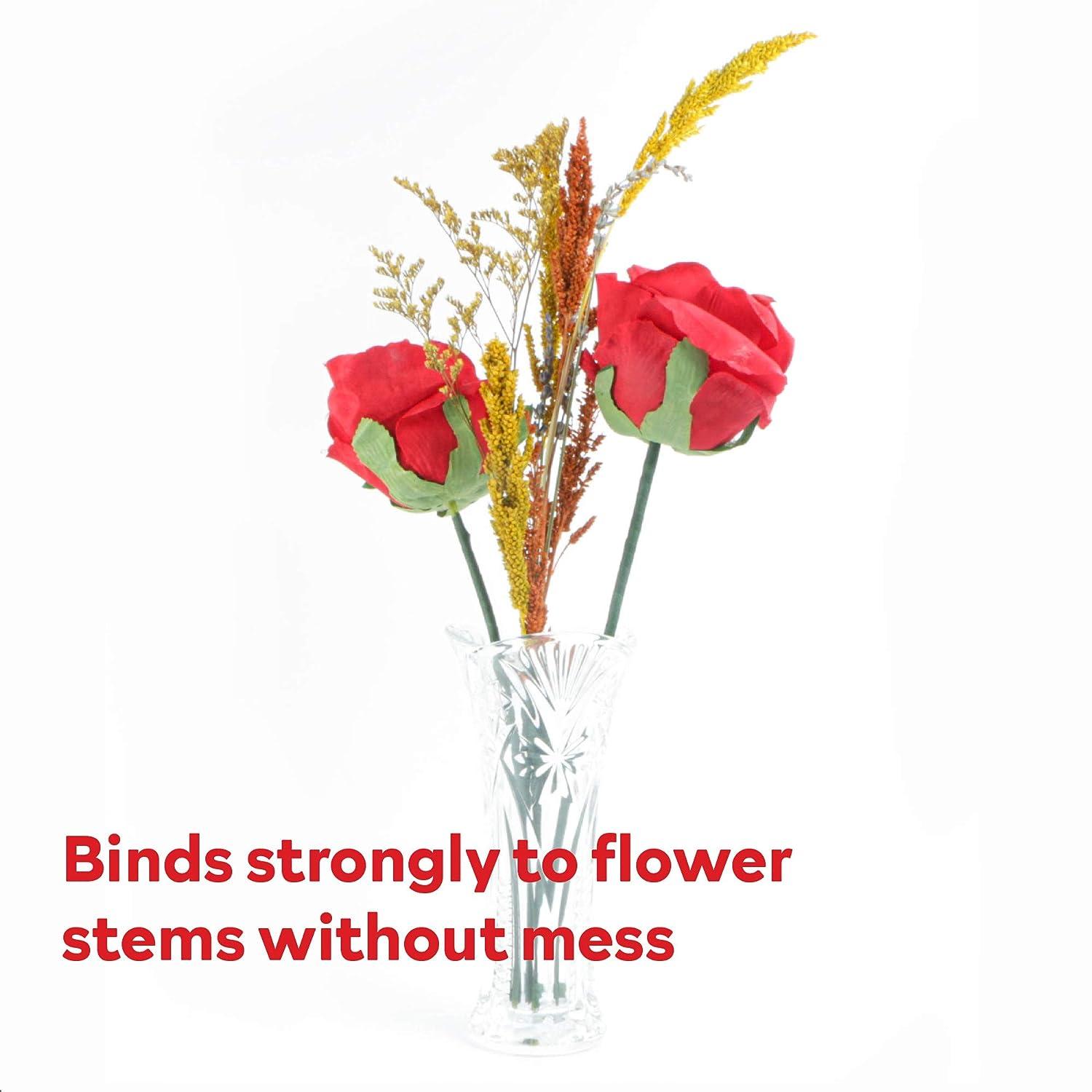 XFasten Wide Floral Tapes for Bouquet 1/2-Inch x 30 Yards - Dark