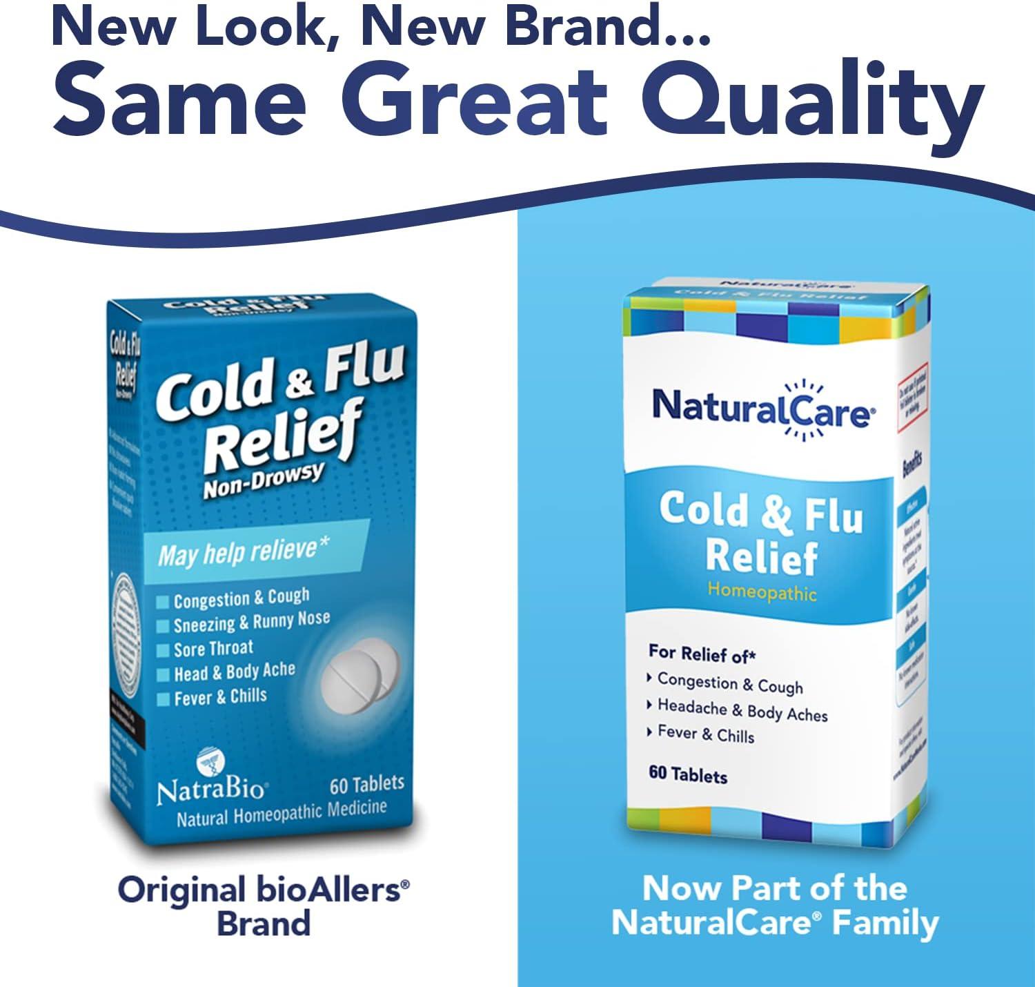 NaturalCare Cold & Flu Relief* Homeopathic Helps Temporarily Relieve