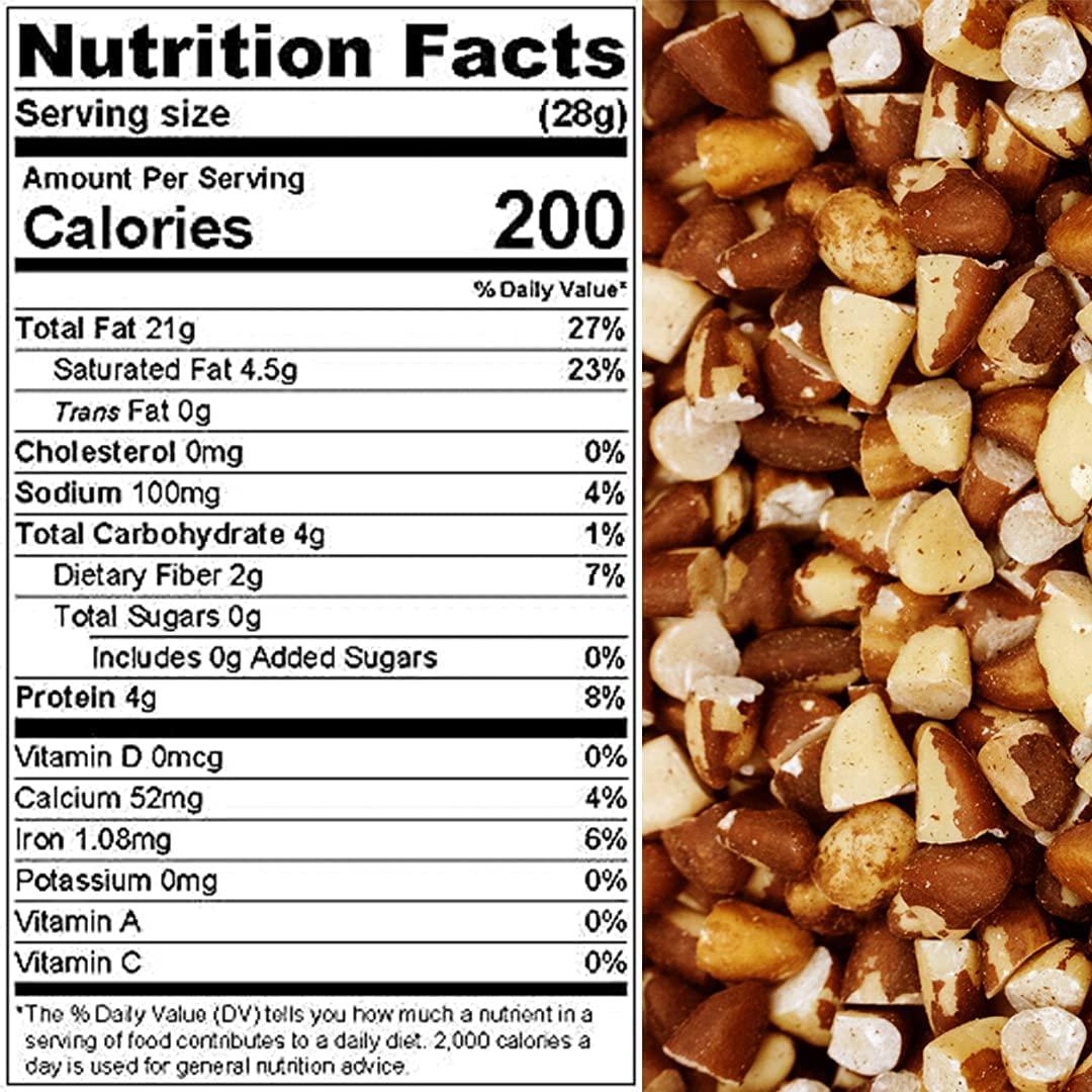 Presto Sales Brazil nuts, "Fresh and Tasty" Raw Broken Brazil Origin 80
