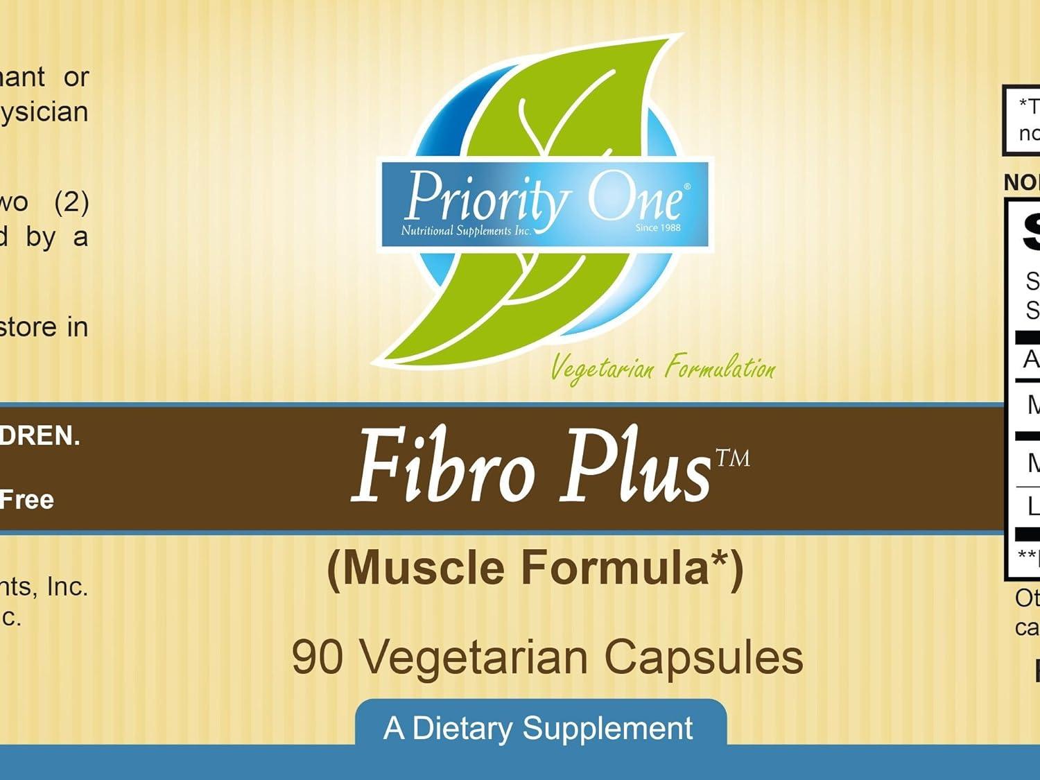 Priority One Vitamins Fibro Plus Capsules Malic Acid, Magnesium, L