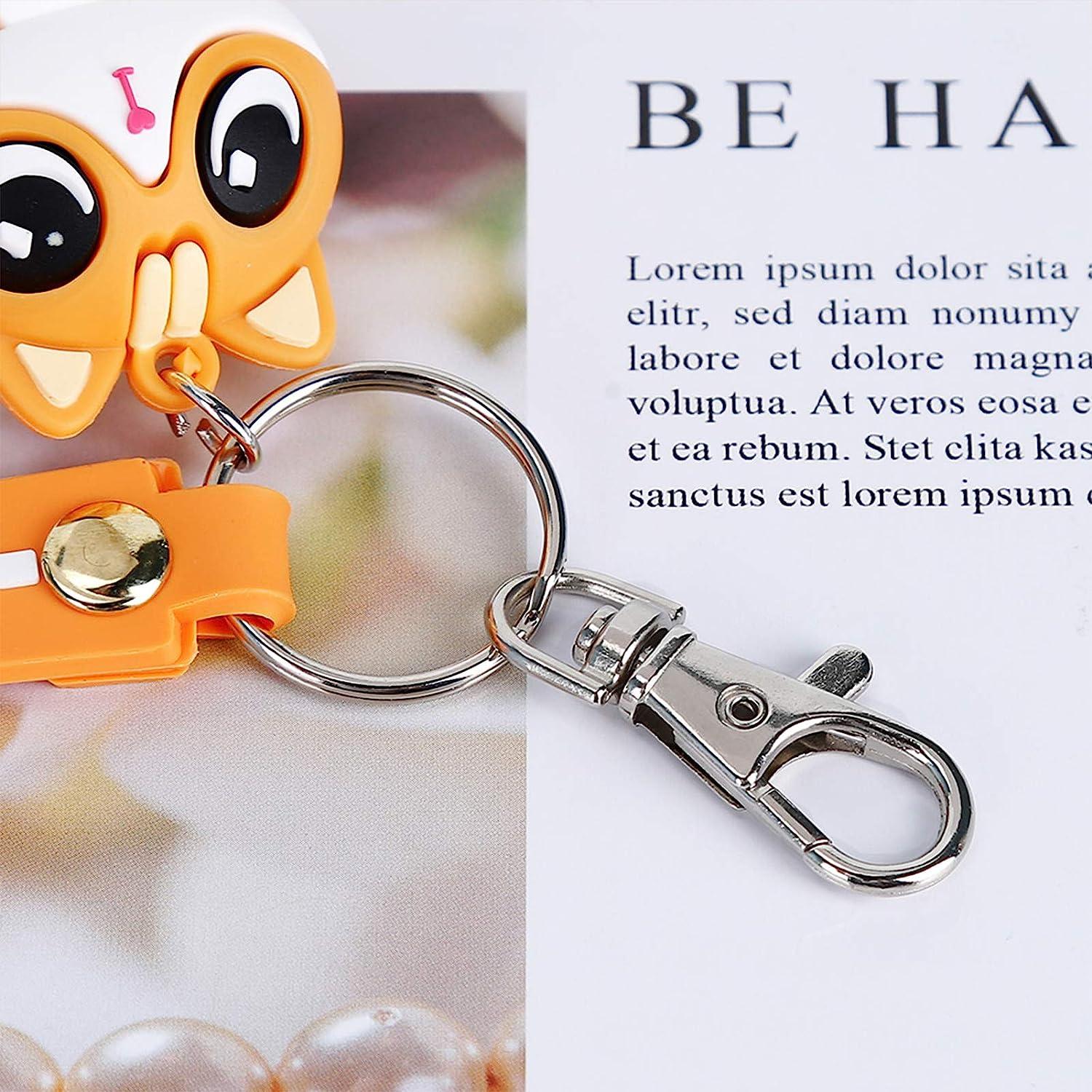 Segauin 100-Piece Premium Swivel Snap Hooks with Key Rings,Metal
