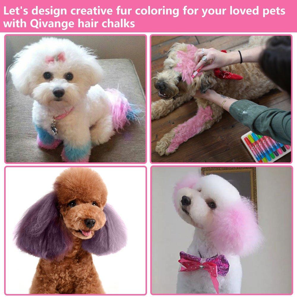 Chalk Pens Dog Hair Chalk Qivange Hair Chalk Pens 12 Pieces