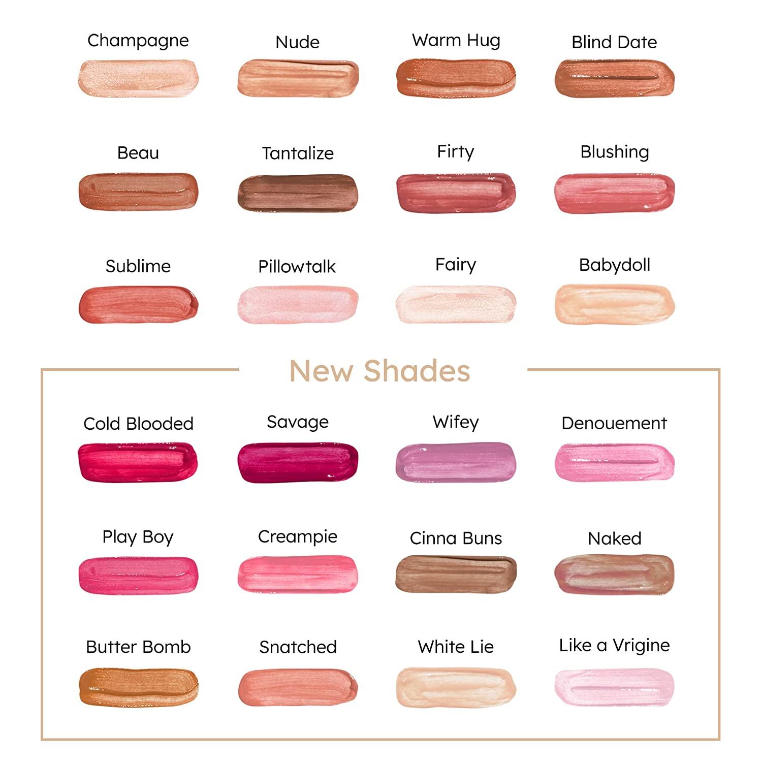 Ruby Kisses Lip Gloss Butter Bomb Gloss NonSticky Lip Gloss Vitamin E