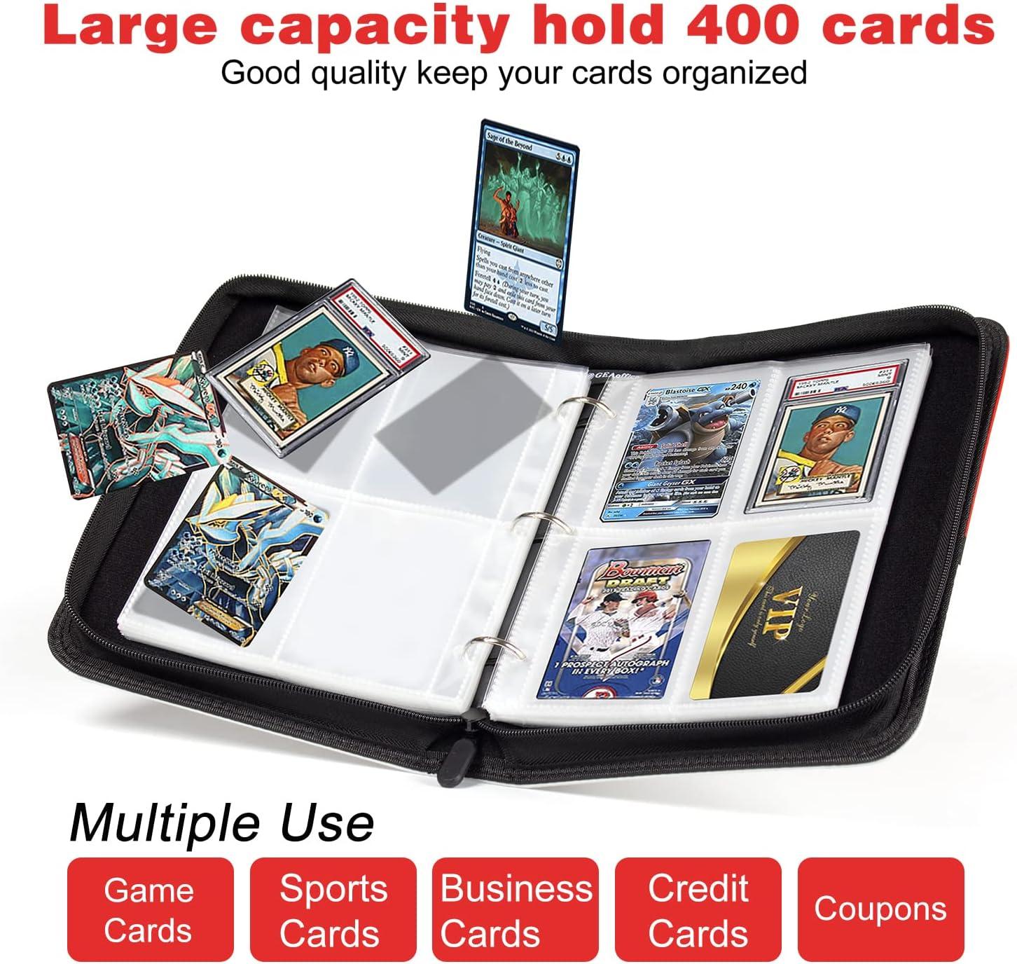 Custom Trading Pokemon Card Binder Holder Sleeves Zip 9 Pocket Pokemon  Binder Card Album Leather 4 Pocket Photo Card Binder - China Card Binders,  Pokemon Card Binder