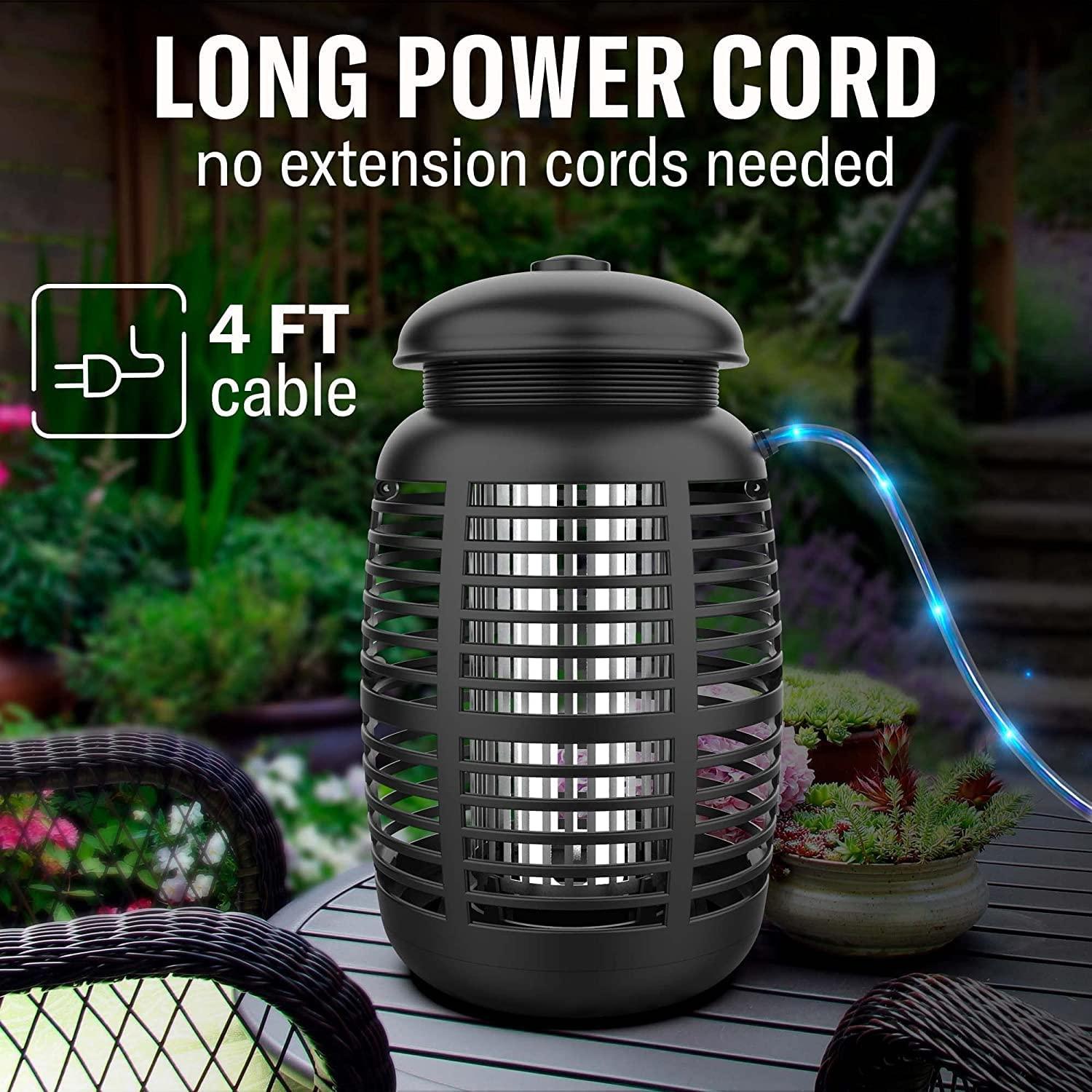 2in1 Bug Zapper + Attractant 4800V Mosquito Killer Electric