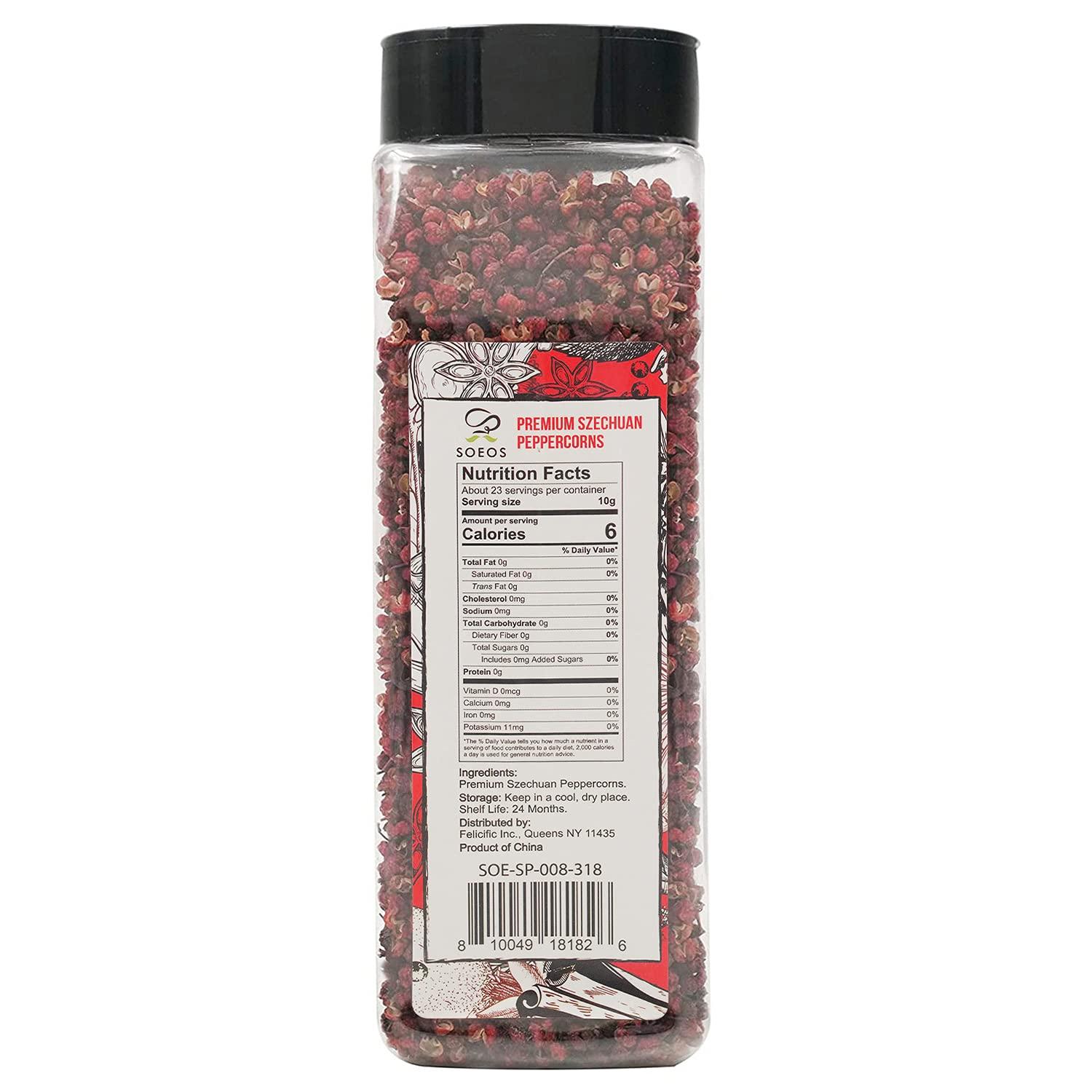 Soeos sichuan peppercorns 8oz (227g), Szechuan peppercorn , Grade A
