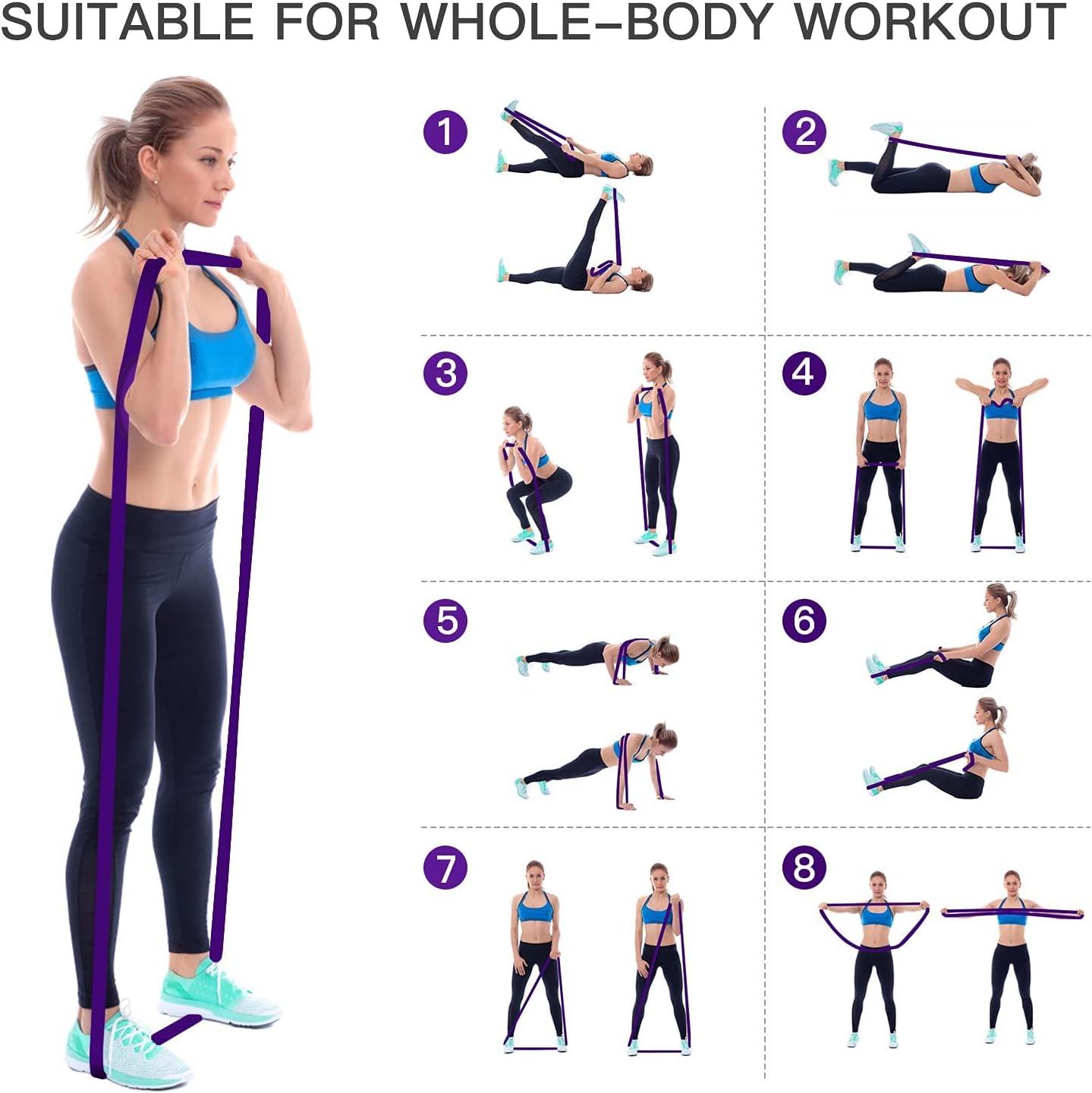 Fascia The Active Tribe Per Pull Up E Home Gym – Resistenza Elastica Per Allenamenti Total Body