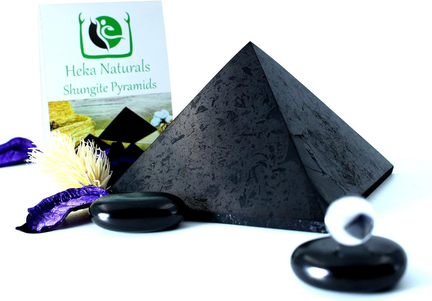 Cubo Di Shungite Heka Naturals - 5cm, Pietra Naturale Per Protezione EMF E Meditazione - Foto 8