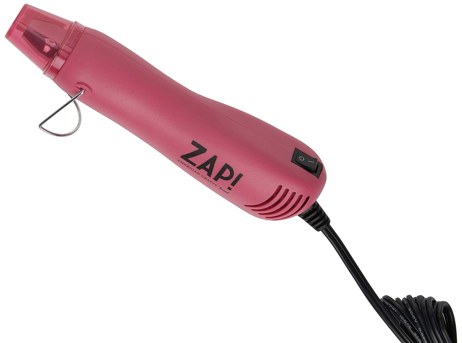 American Crafts Zap Heat Gun, Pink