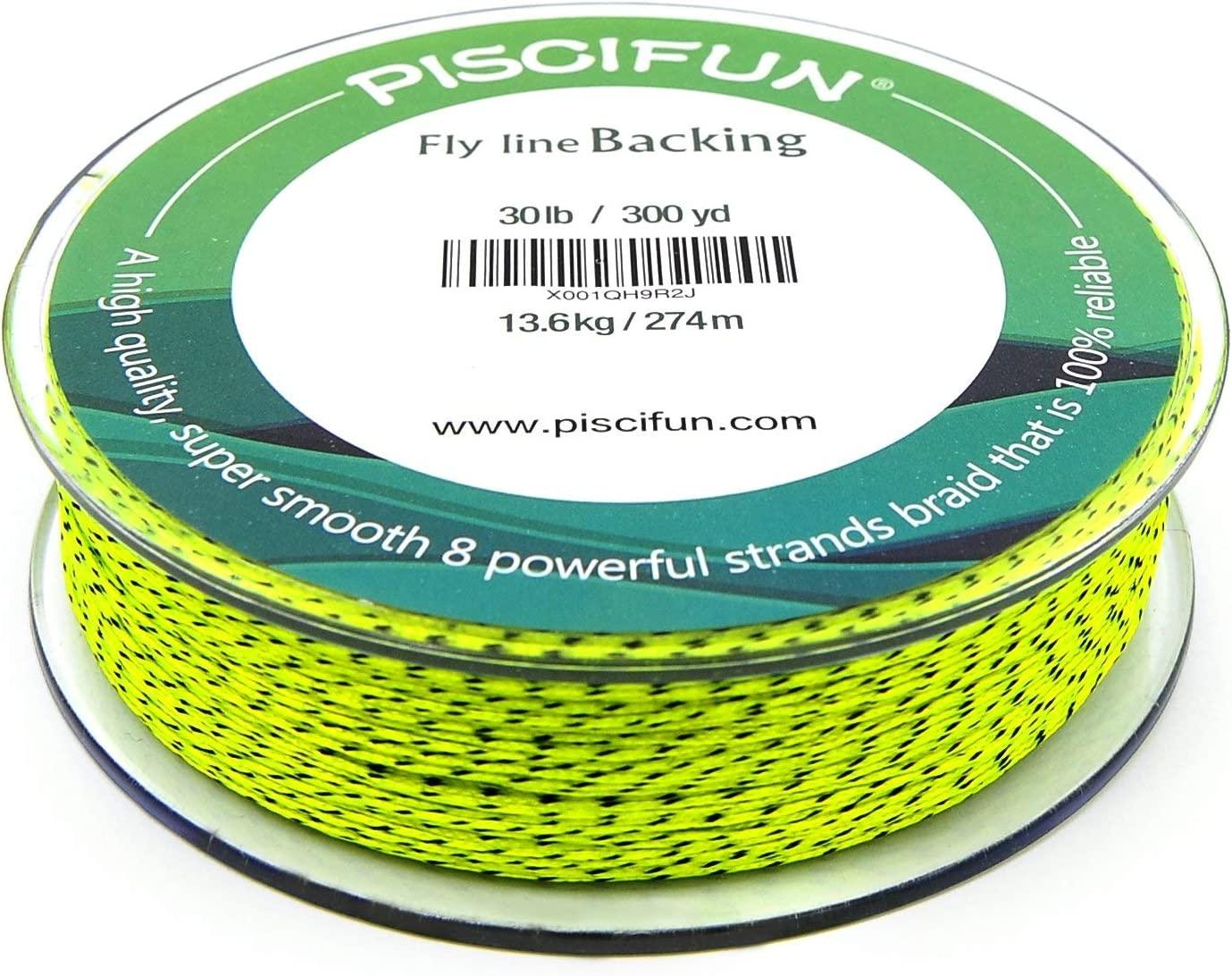 Buy Piscifun Fly Line Backing, Braided Fly Backing Line with Orange, White,  Fluorescent Yellow Color, 20lb, 30lb,100yd, 300yd Online at  desertcartGuernsey