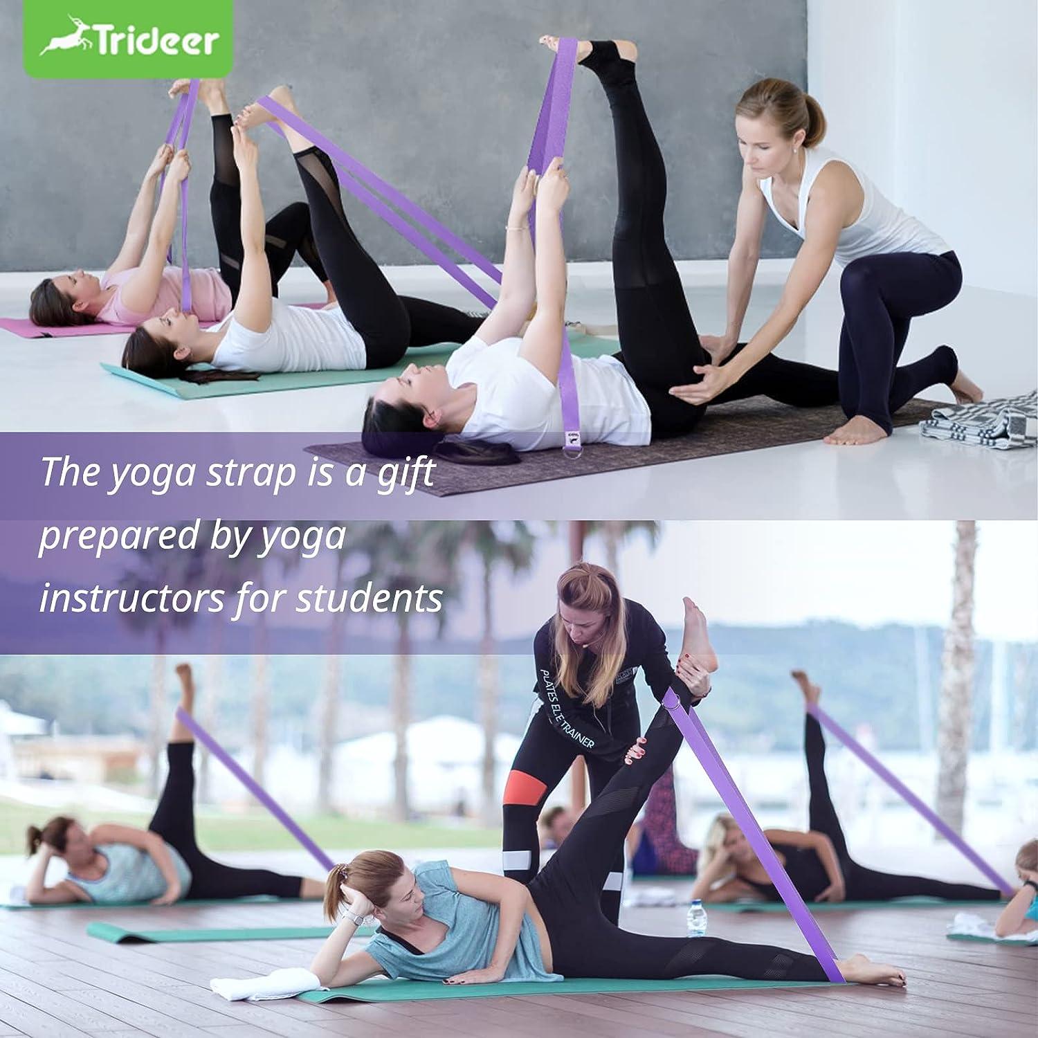 Trideer Yoga Strap Yoga Bands Yoga Strap for Stretching Yoga Belt