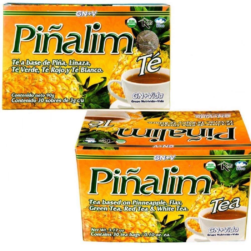 Pinalim Tea Mexican Version - Pineapple Flax Green Tea White Tea - 30