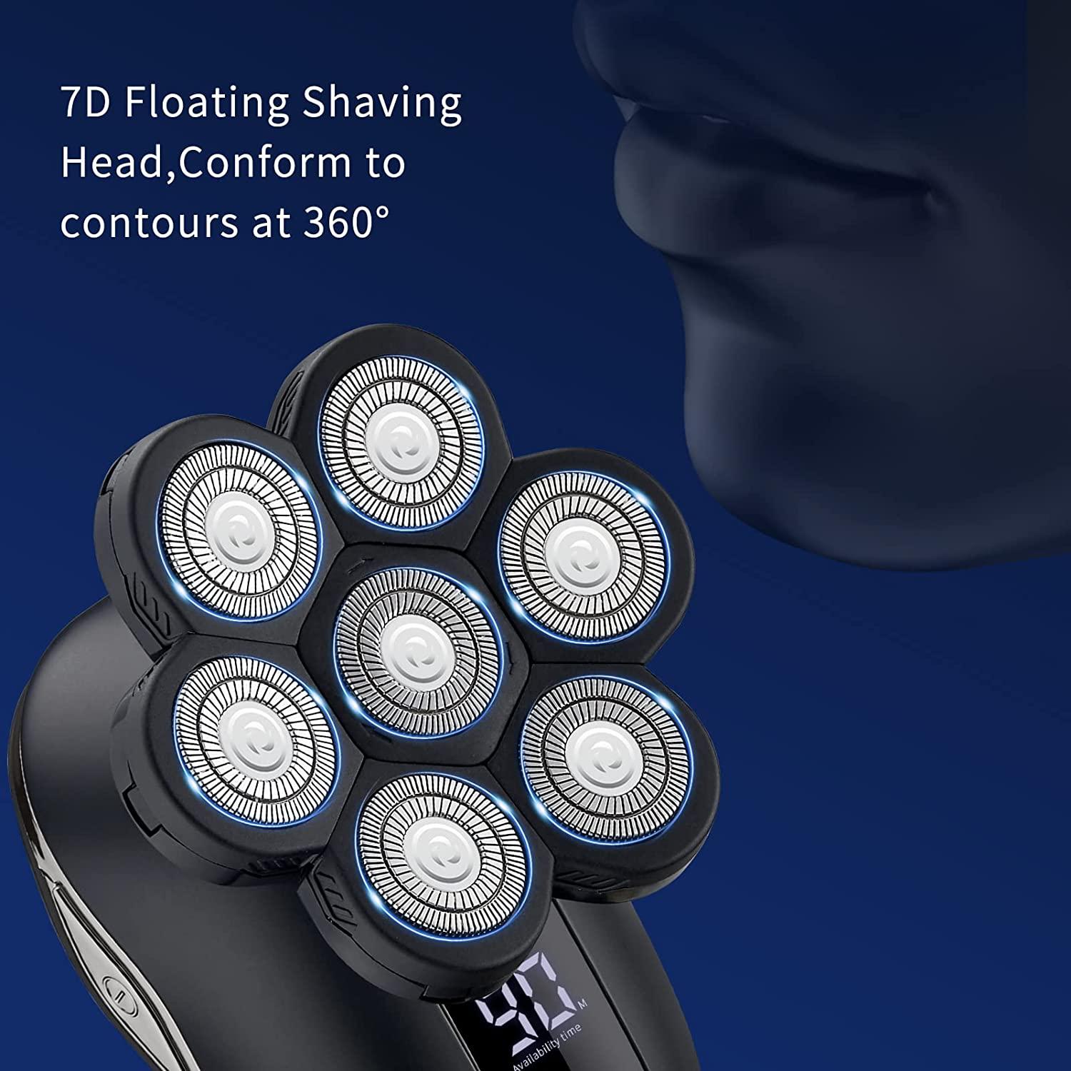 Electric Head Shavers for Bald Men, Upgraded Head Shaver 7 Floating